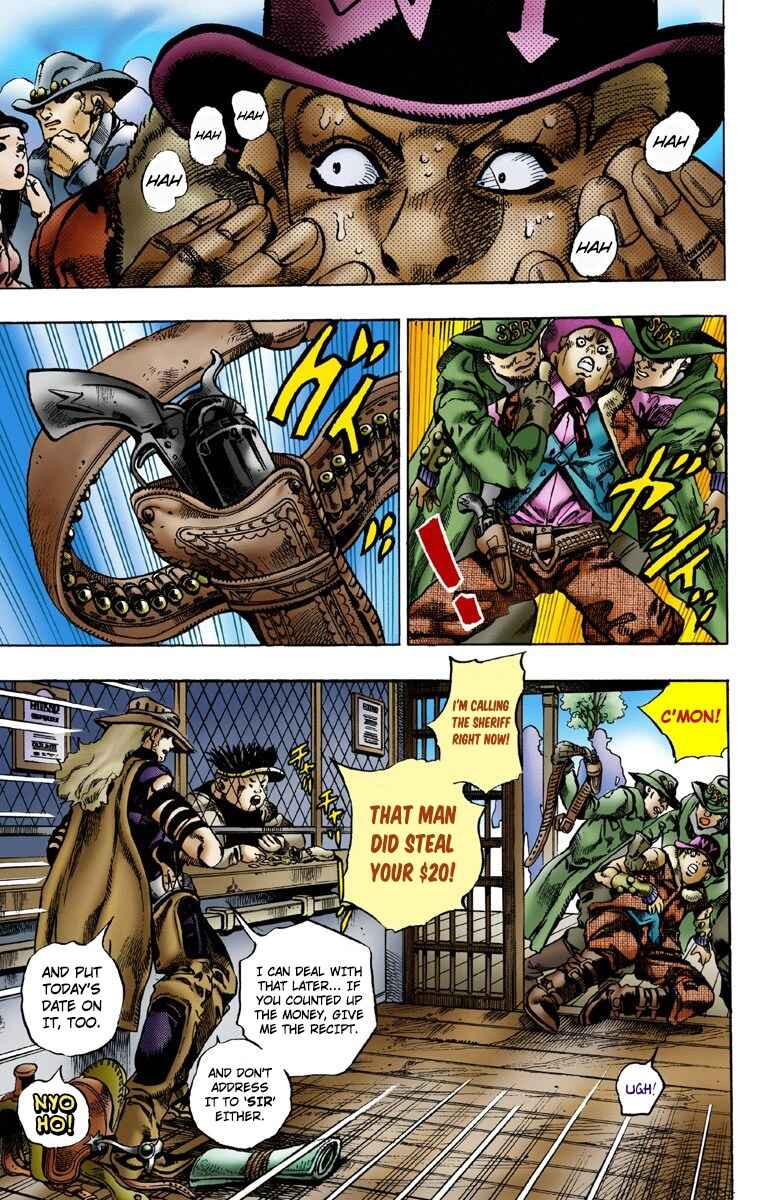 Page 11 Chapter 2 JoJos Bizarre Adventure, Part 7: Steel Ball Run (Official Colored)