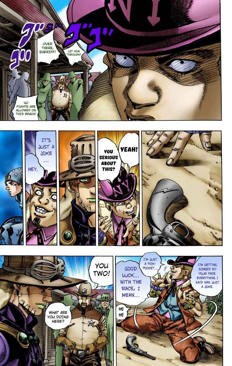 Page 19 Chapter 2 JoJos Bizarre Adventure, Part 7: Steel Ball Run (Official Colored)