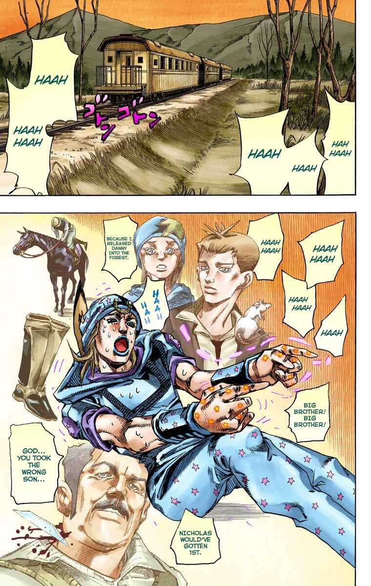 Page 28 Chapter 79 JoJos Bizarre Adventure, Part 7: Steel Ball Run (Official Colored)
