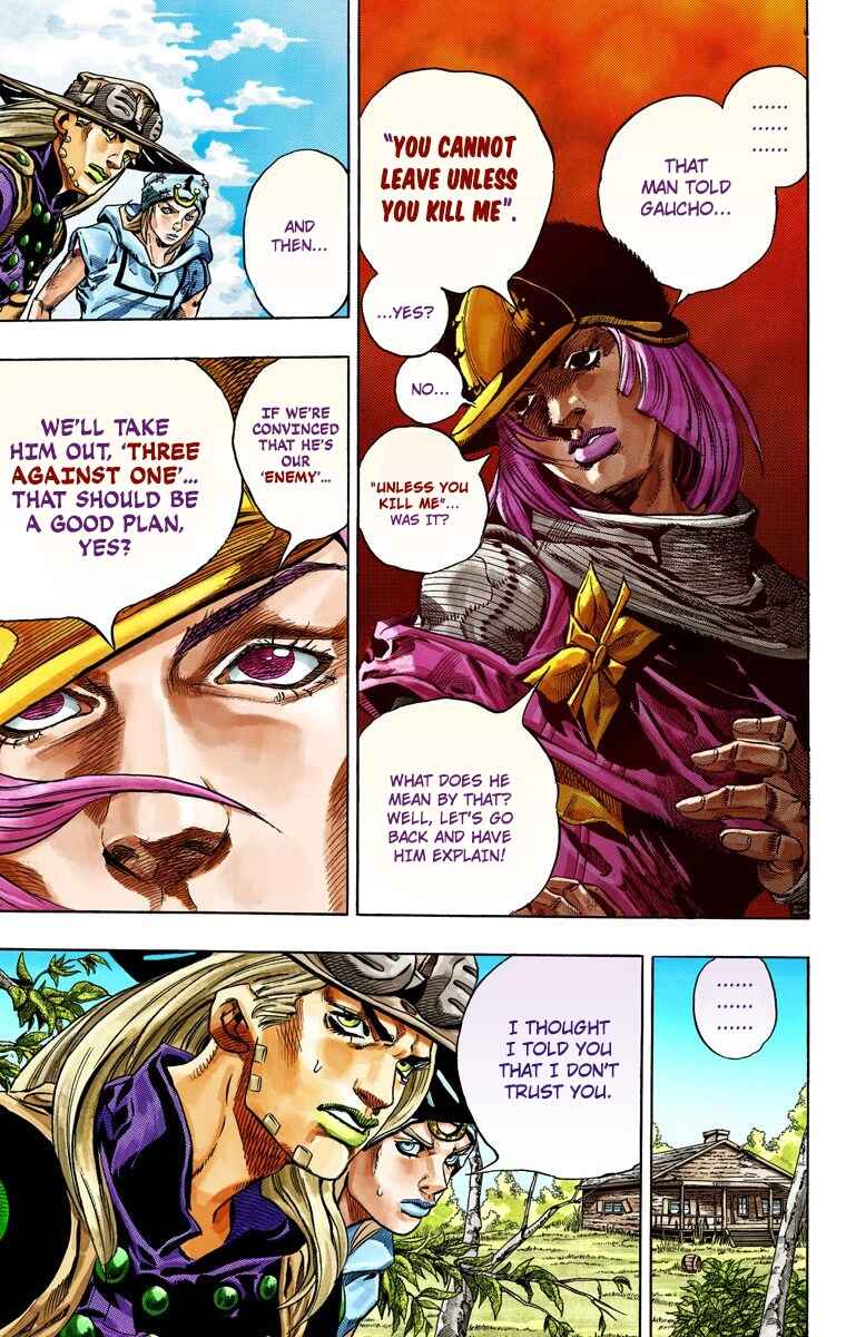 Page 11 Chapter 34 JoJos Bizarre Adventure, Part 7: Steel Ball Run (Official Colored)