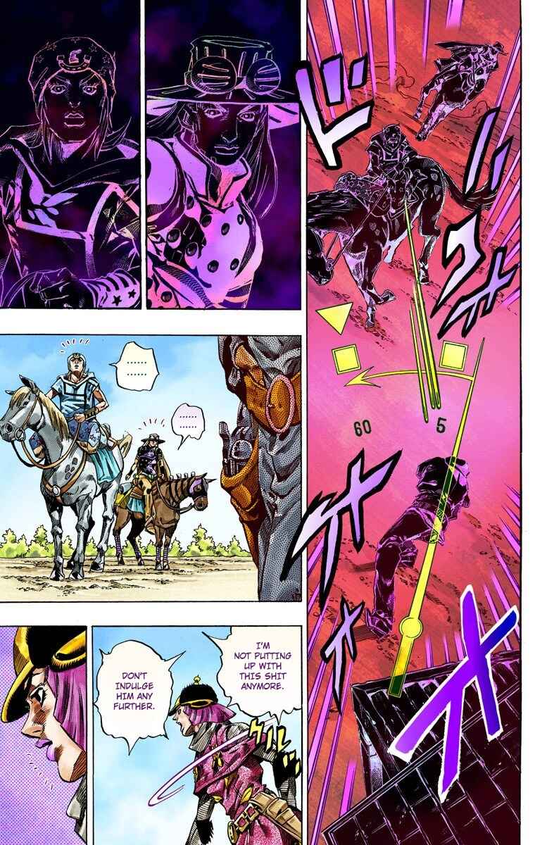 Page 38 Chapter 34 JoJos Bizarre Adventure, Part 7: Steel Ball Run (Official Colored)