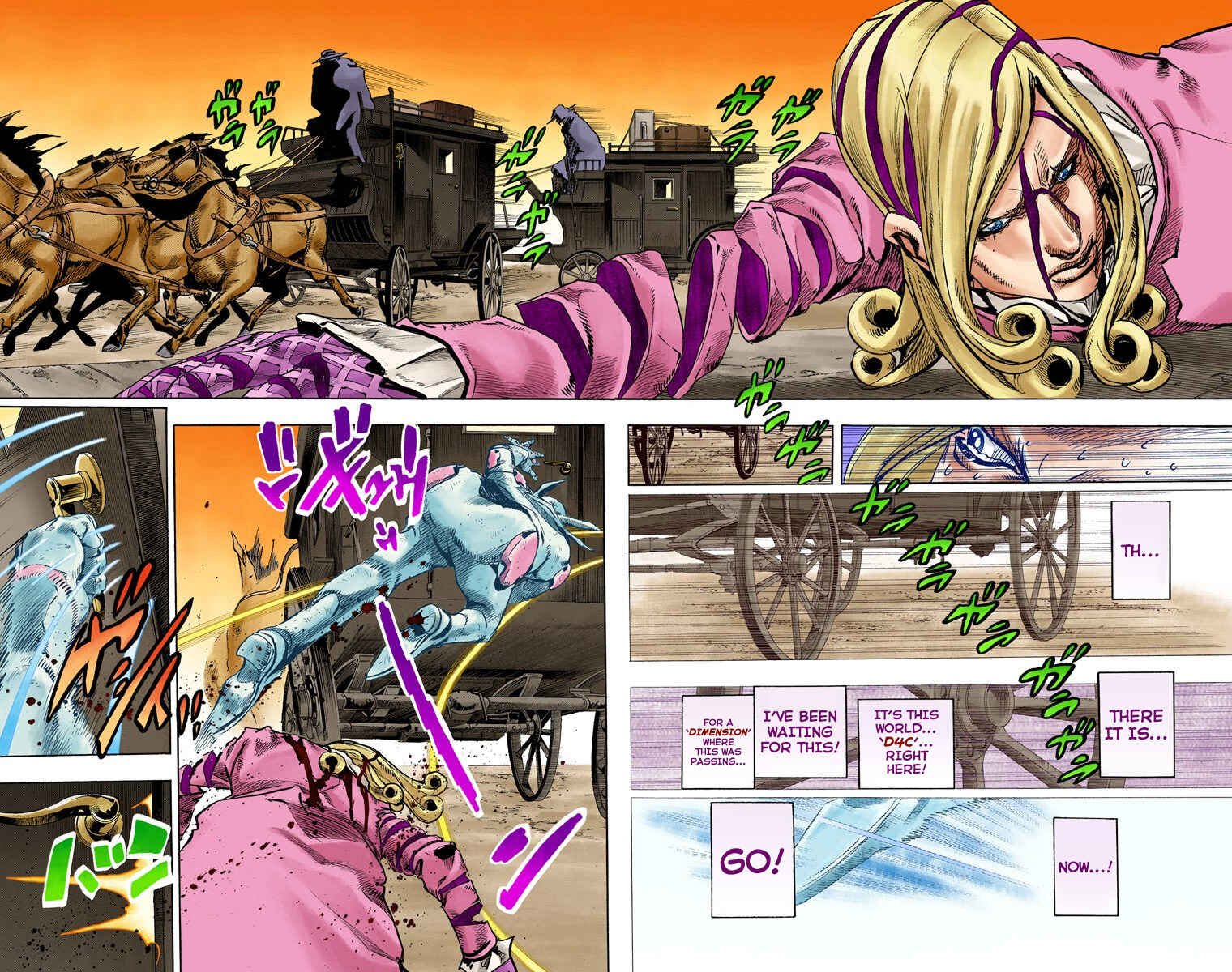 Page 14 Chapter 87 JoJos Bizarre Adventure, Part 7: Steel Ball Run (Official Colored)