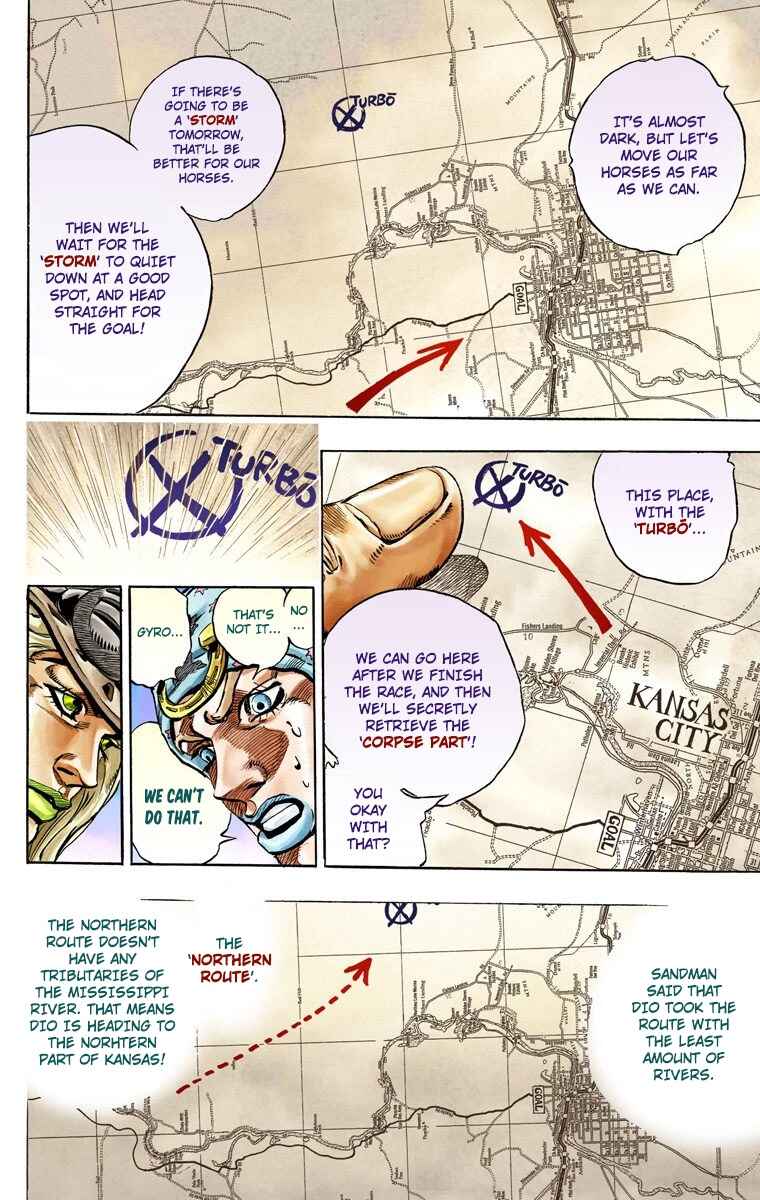 Page 15 Chapter 36 JoJos Bizarre Adventure, Part 7: Steel Ball Run (Official Colored)