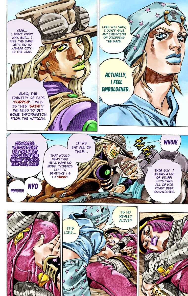 Page 8 Chapter 36 JoJos Bizarre Adventure, Part 7: Steel Ball Run (Official Colored)
