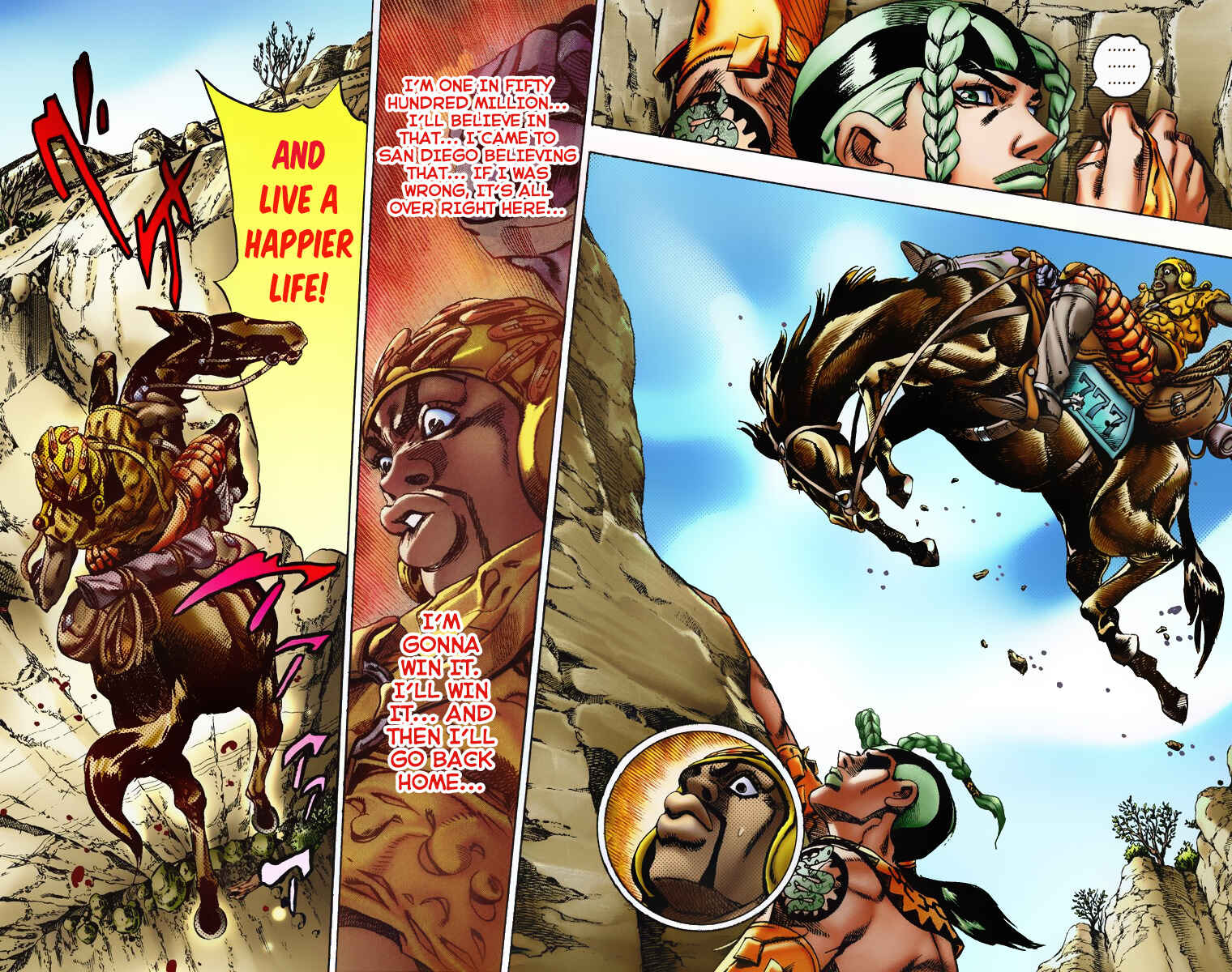 Page 10 Chapter 7 JoJos Bizarre Adventure, Part 7: Steel Ball Run (Official Colored)