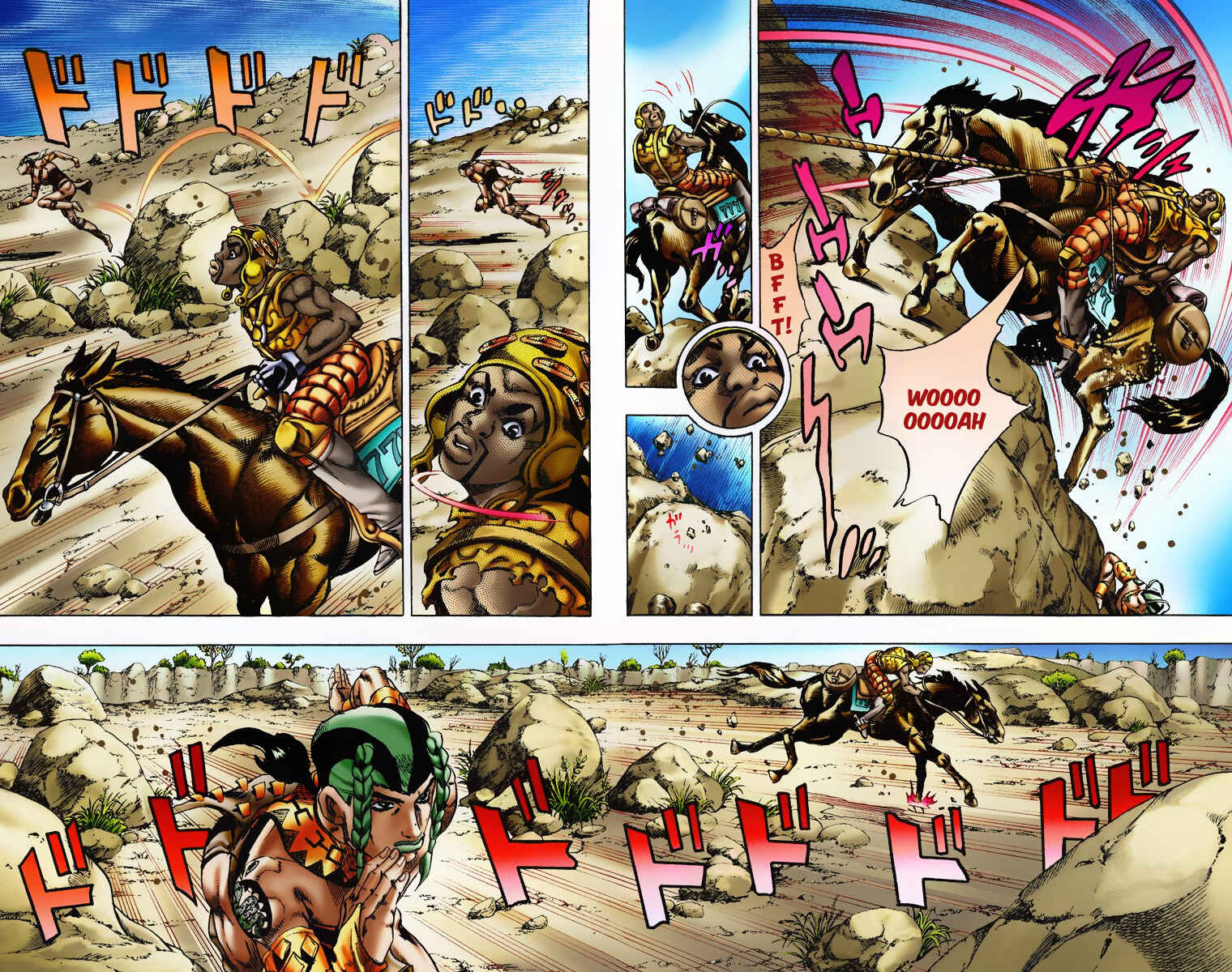 Page 12 Chapter 7 JoJos Bizarre Adventure, Part 7: Steel Ball Run (Official Colored)