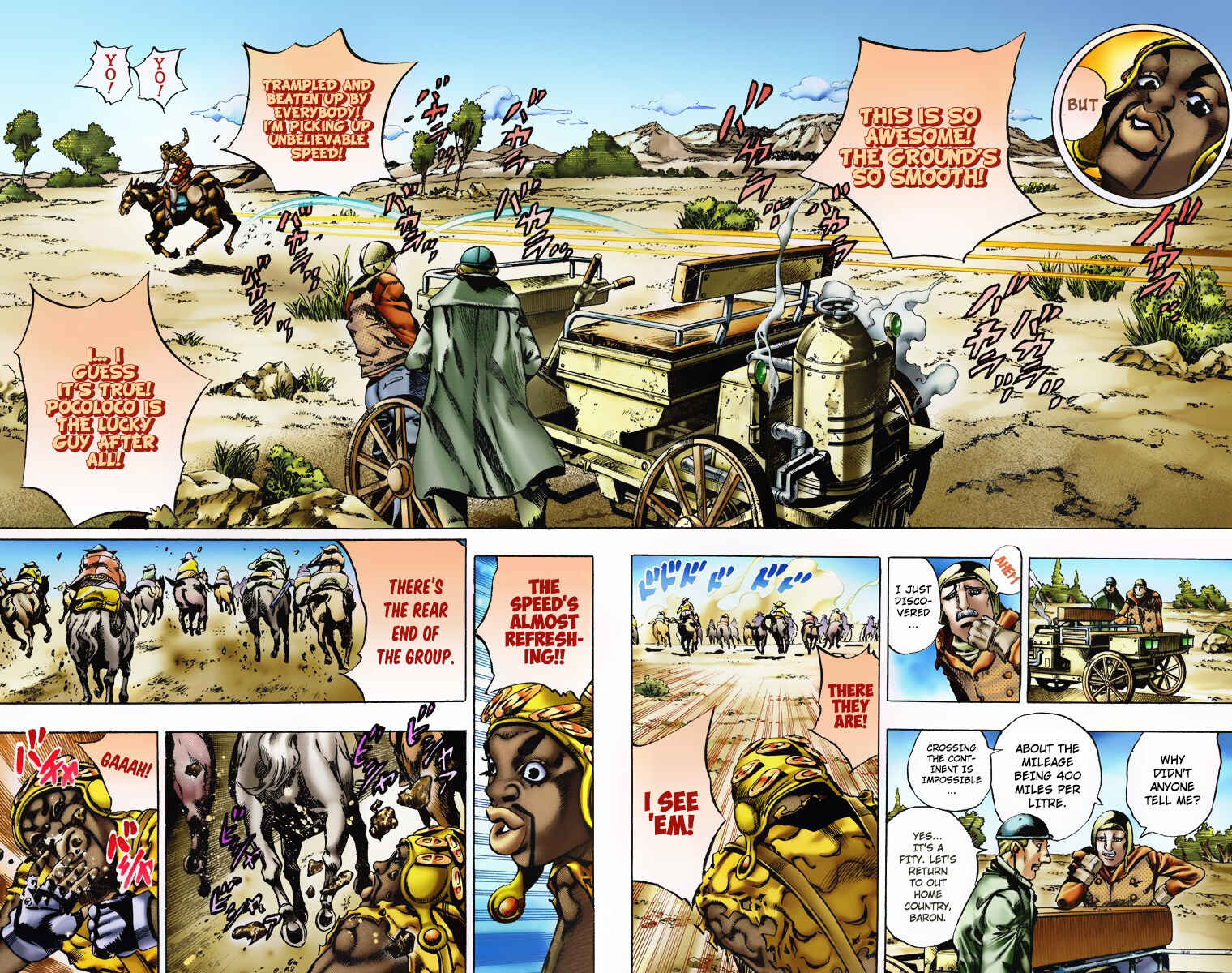 Page 3 Chapter 7 JoJos Bizarre Adventure, Part 7: Steel Ball Run (Official Colored)