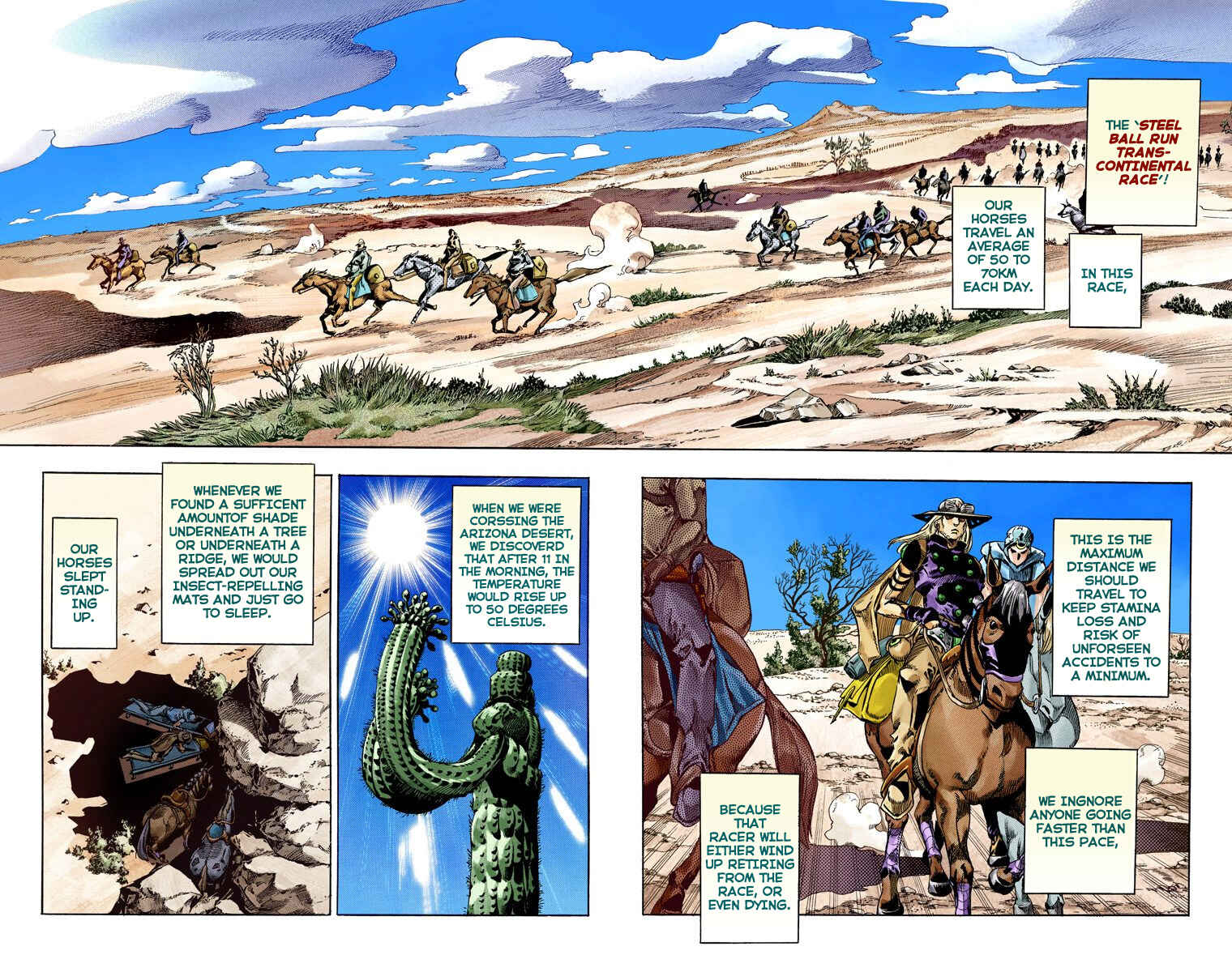Page 3 Chapter 55 JoJos Bizarre Adventure, Part 7: Steel Ball Run (Official Colored)