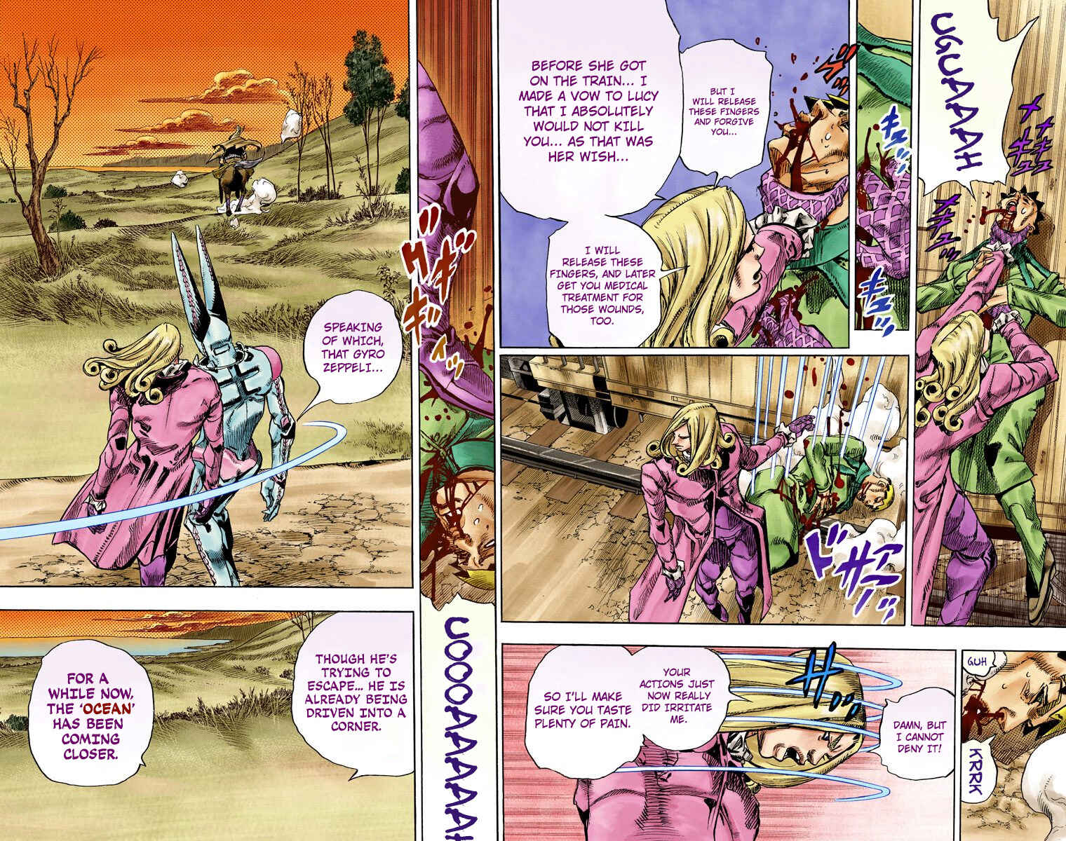 Page 28 Chapter 81 JoJos Bizarre Adventure, Part 7: Steel Ball Run (Official Colored)