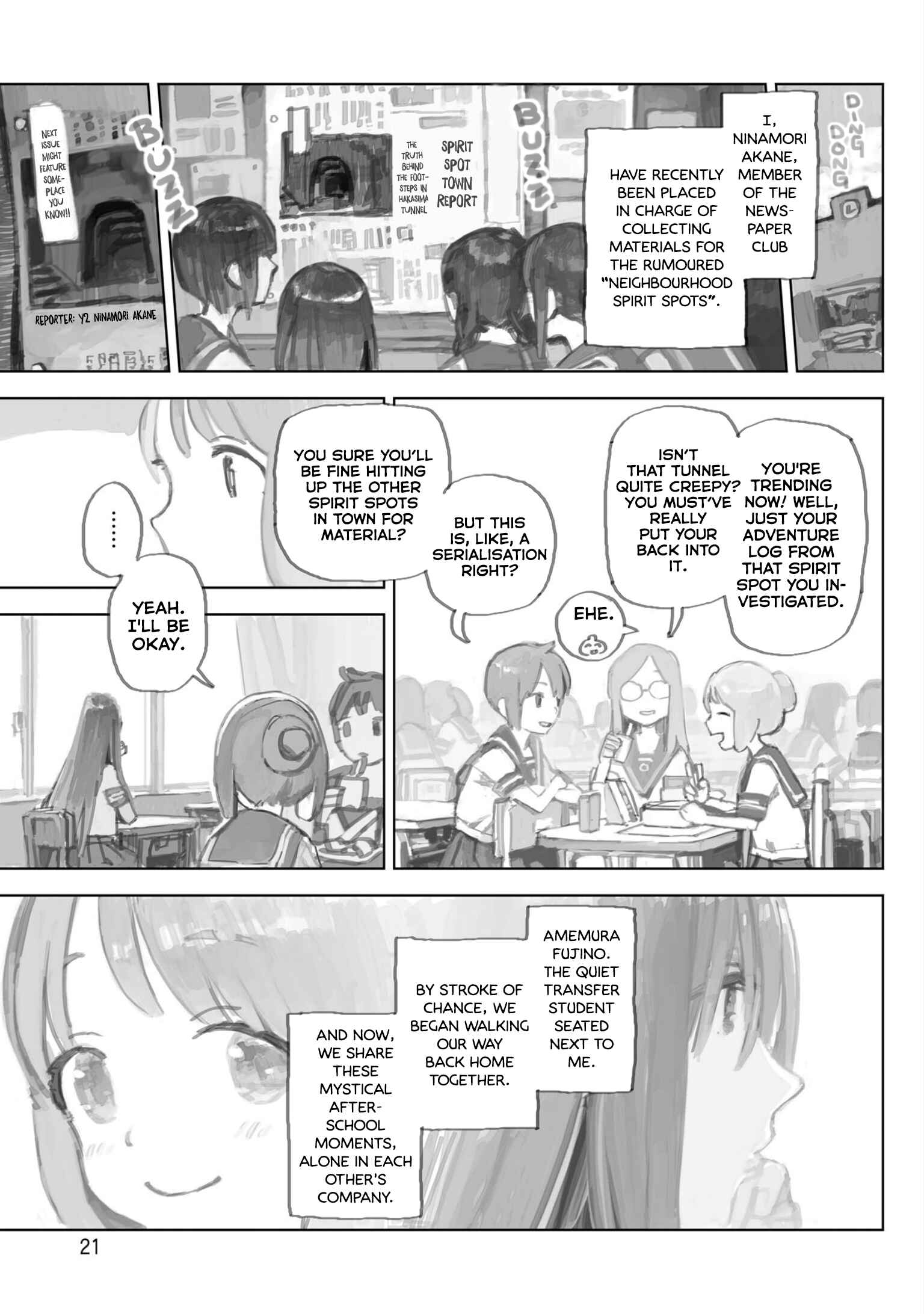 Page 1 Chapter 2 Nightfall Travelers: Leave Only Footprints