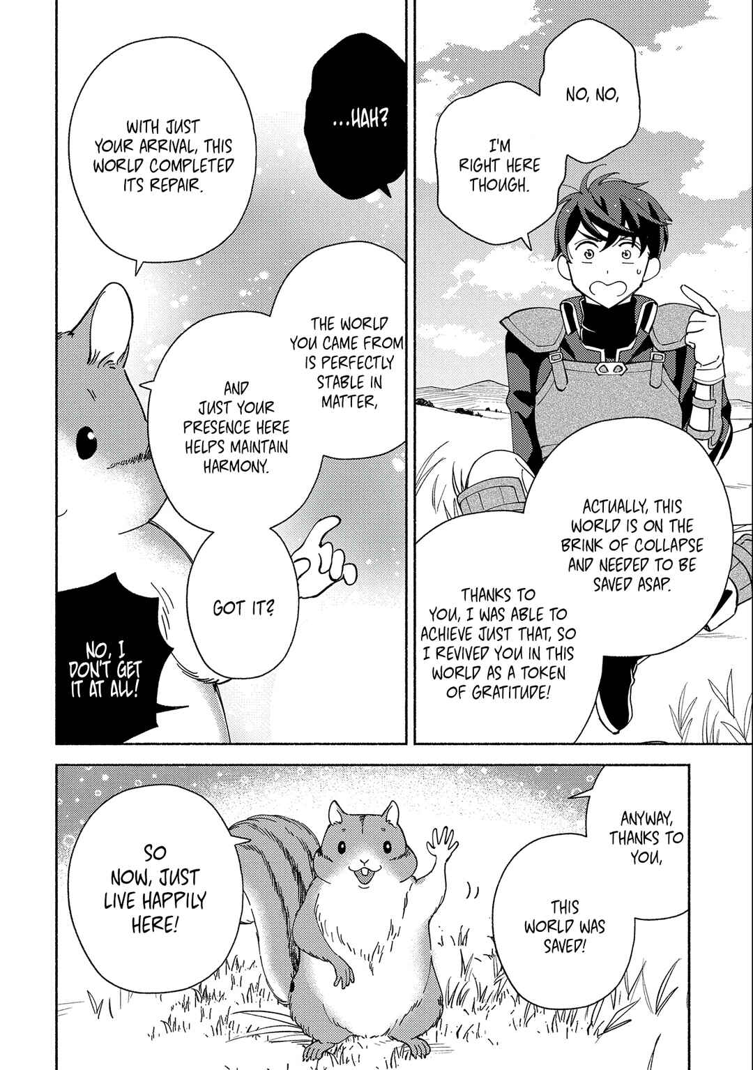 Page 11 Chapter 1 Mofumofu to Mukumuku to Isekai Hyouryuu Seikatsu ~Oishiu Gohan, Kami-sama, Kazoku-tsuki~