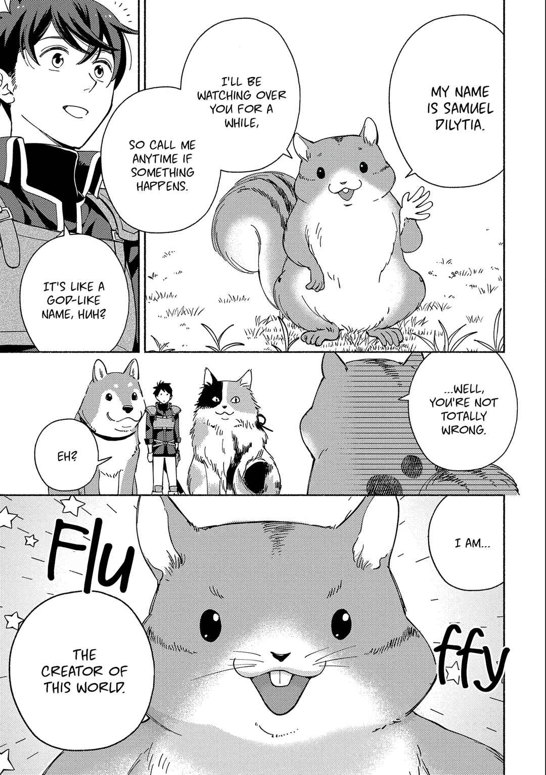 Page 30 Chapter 1 Mofumofu to Mukumuku to Isekai Hyouryuu Seikatsu ~Oishiu Gohan, Kami-sama, Kazoku-tsuki~