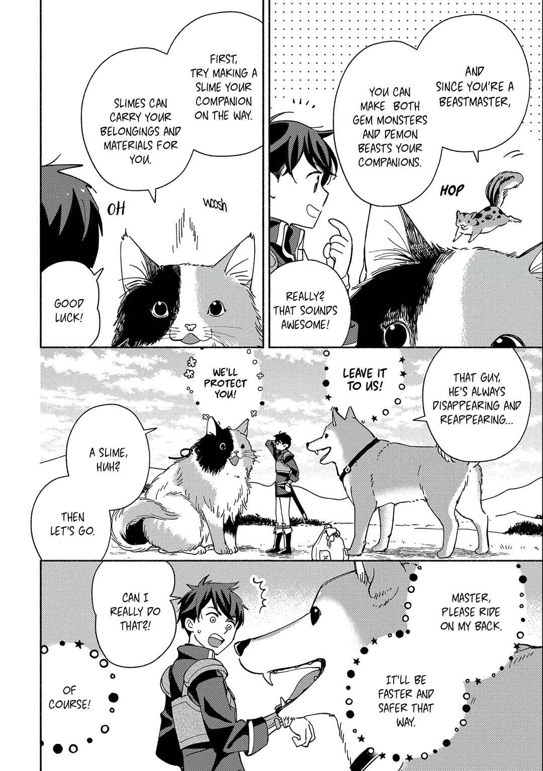 Page 35 Chapter 1 Mofumofu to Mukumuku to Isekai Hyouryuu Seikatsu ~Oishiu Gohan, Kami-sama, Kazoku-tsuki~
