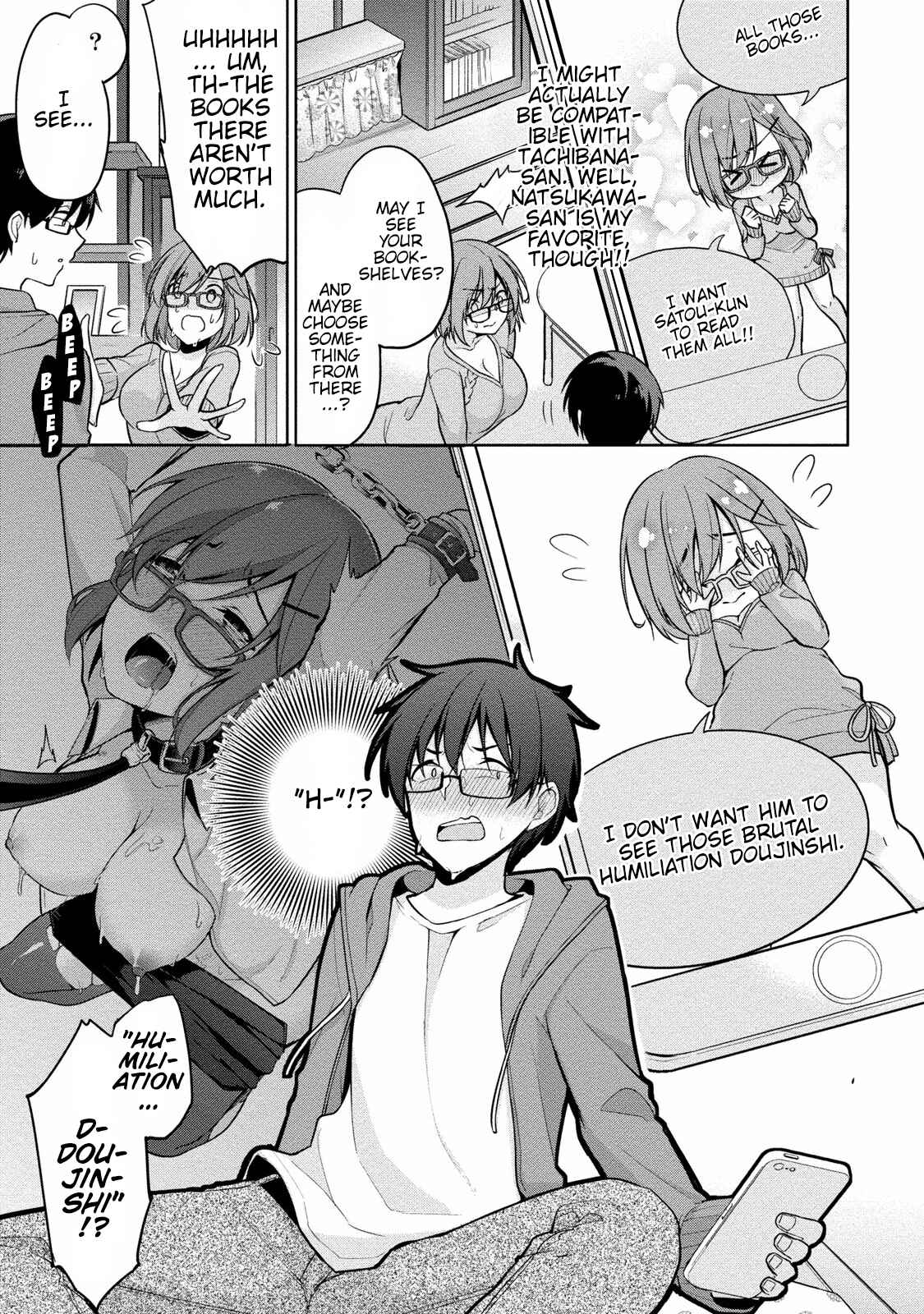 Page 14 Chapter 4 Satou-kun wa Nozoteiru.: Kami-sama App de Onna no Ko no Kokoro o Nozoitara do XX datta