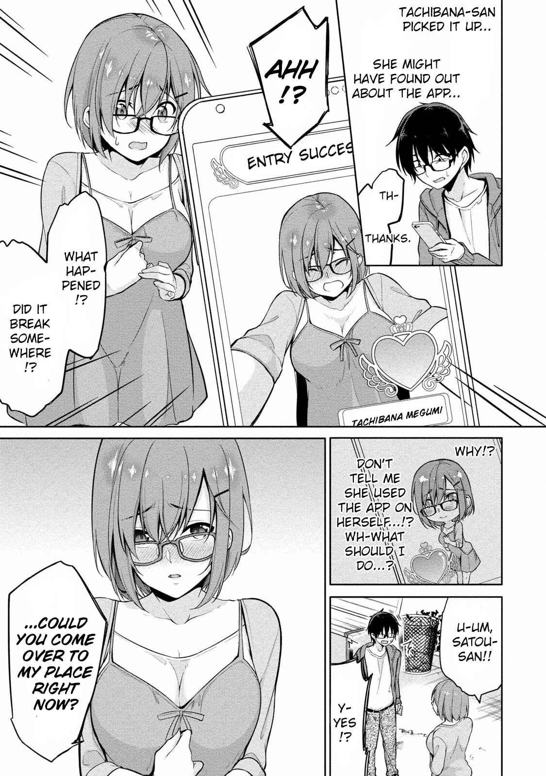 Page 6 Chapter 4 Satou-kun wa Nozoteiru.: Kami-sama App de Onna no Ko no Kokoro o Nozoitara do XX datta