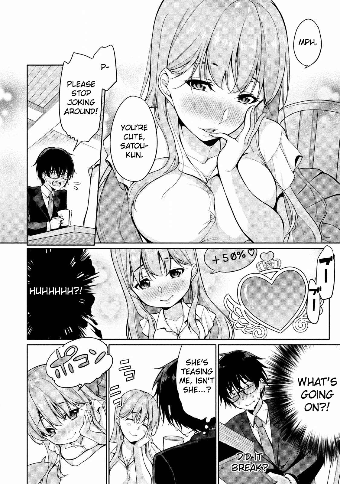 Page 15 Chapter 2 Satou-kun wa Nozoteiru.: Kami-sama App de Onna no Ko no Kokoro o Nozoitara do XX datta