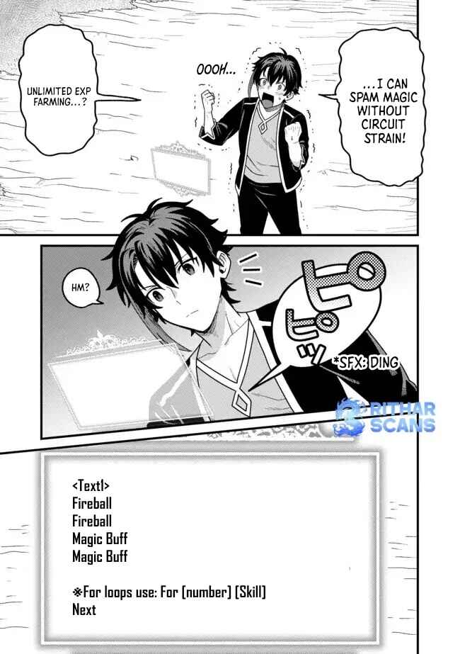 Page 19 Chapter 2.2 Zen Jidou Mahou [Auto Magic] no Cost Performance Musou - Seichou Speed ga Chou Osoi to Tsuihou Sareta ga, Houchishite mo Keikenchi ga Atsumaru Mitai Desu