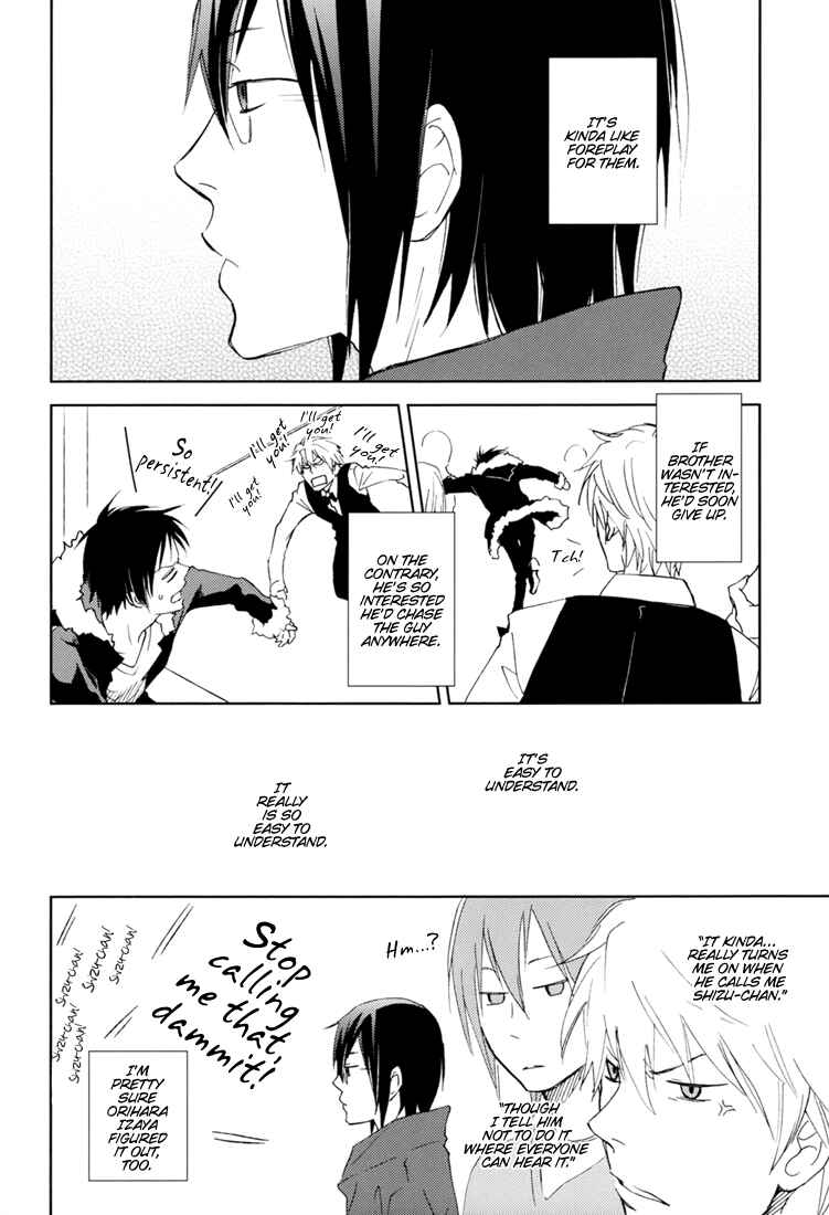 Page 14 Chapter Unknown_1500 Durarara!! - The World Is Relatively Simple (Doujinshi)