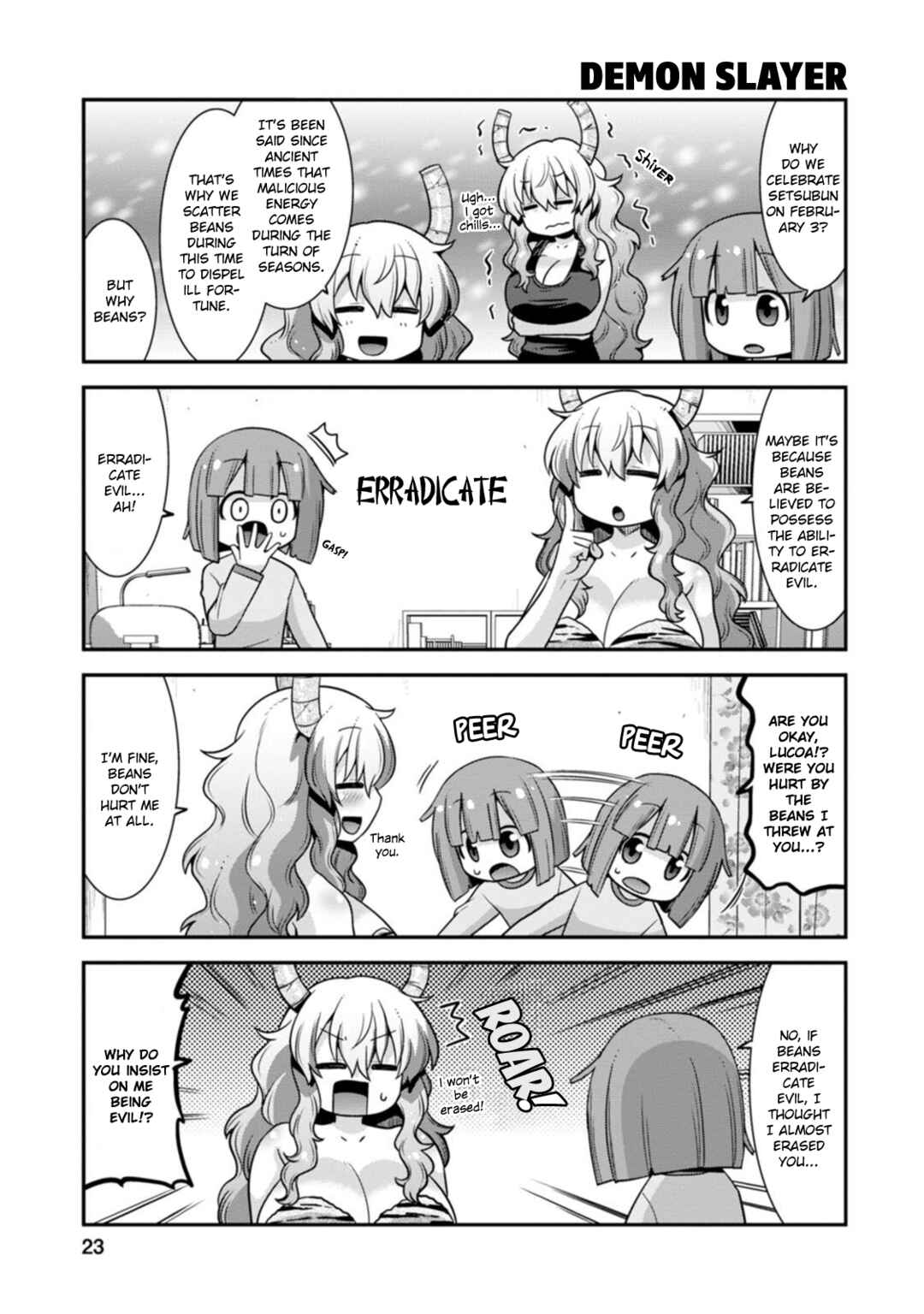 Page 3 Chapter 37 Kobayashi-san Chi no Maid Dragon: Lucoa wa Boku no ×× Desu