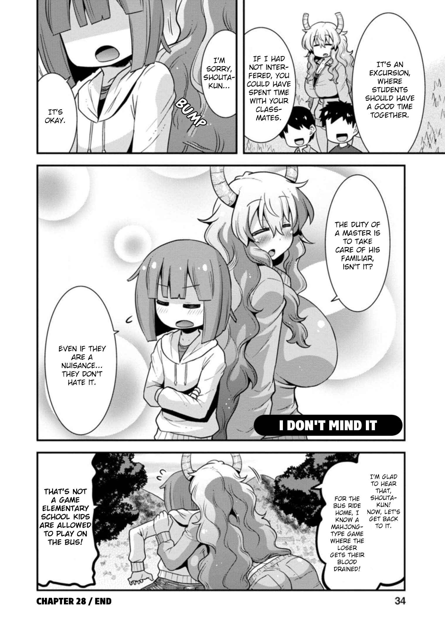 Page 14 Chapter 28 Kobayashi-san Chi no Maid Dragon: Lucoa wa Boku no ×× Desu