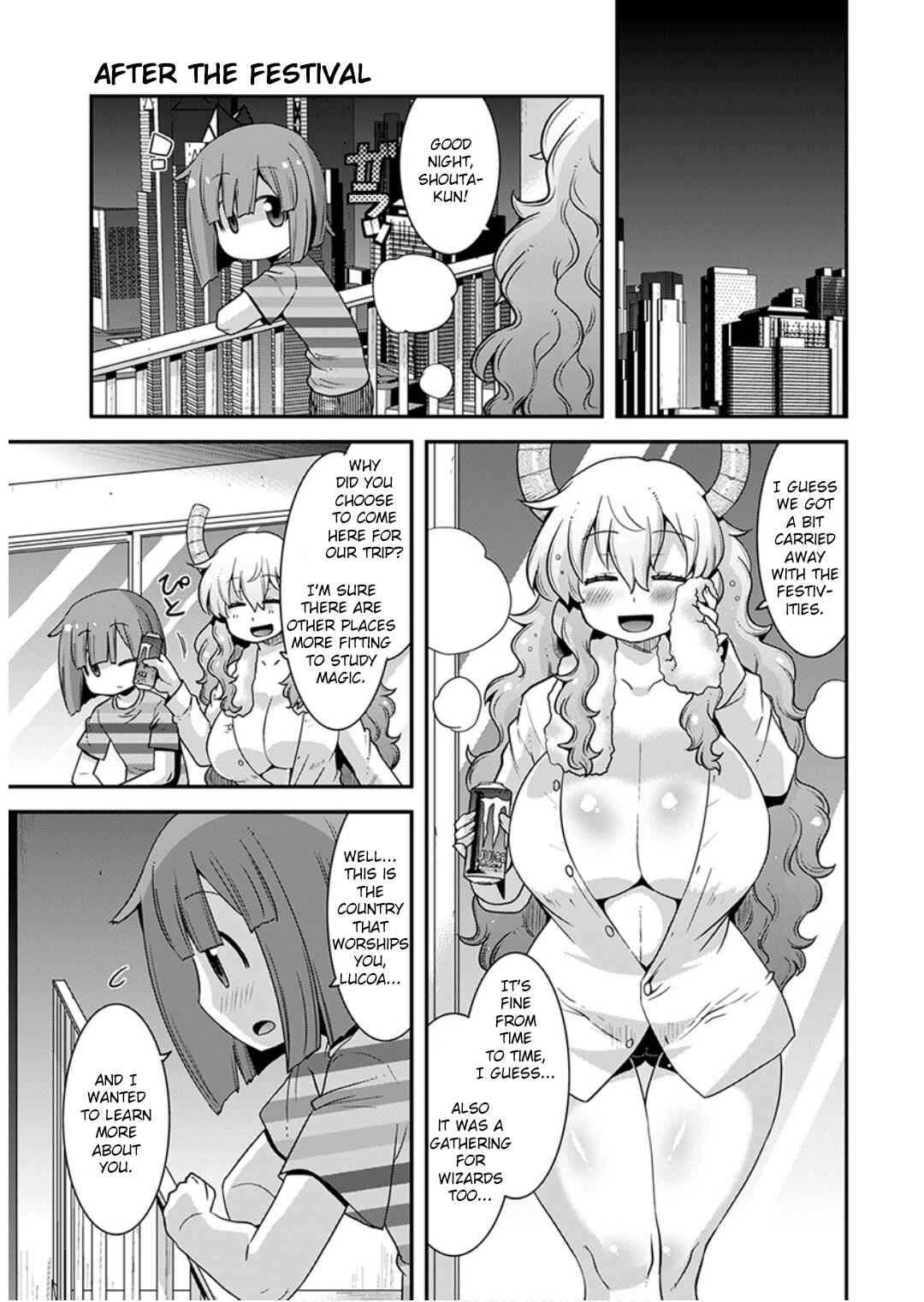 Page 13 Chapter 16 Kobayashi-san Chi no Maid Dragon: Lucoa wa Boku no ×× Desu