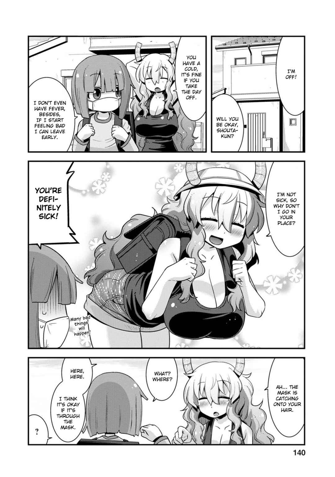 Page 1 Chapter 17.5 Kobayashi-san Chi no Maid Dragon: Lucoa wa Boku no ×× Desu