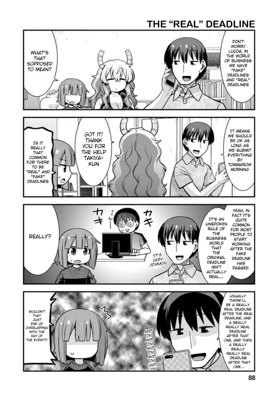 Page 6 Chapter 32 Kobayashi-san Chi no Maid Dragon: Lucoa wa Boku no ×× Desu