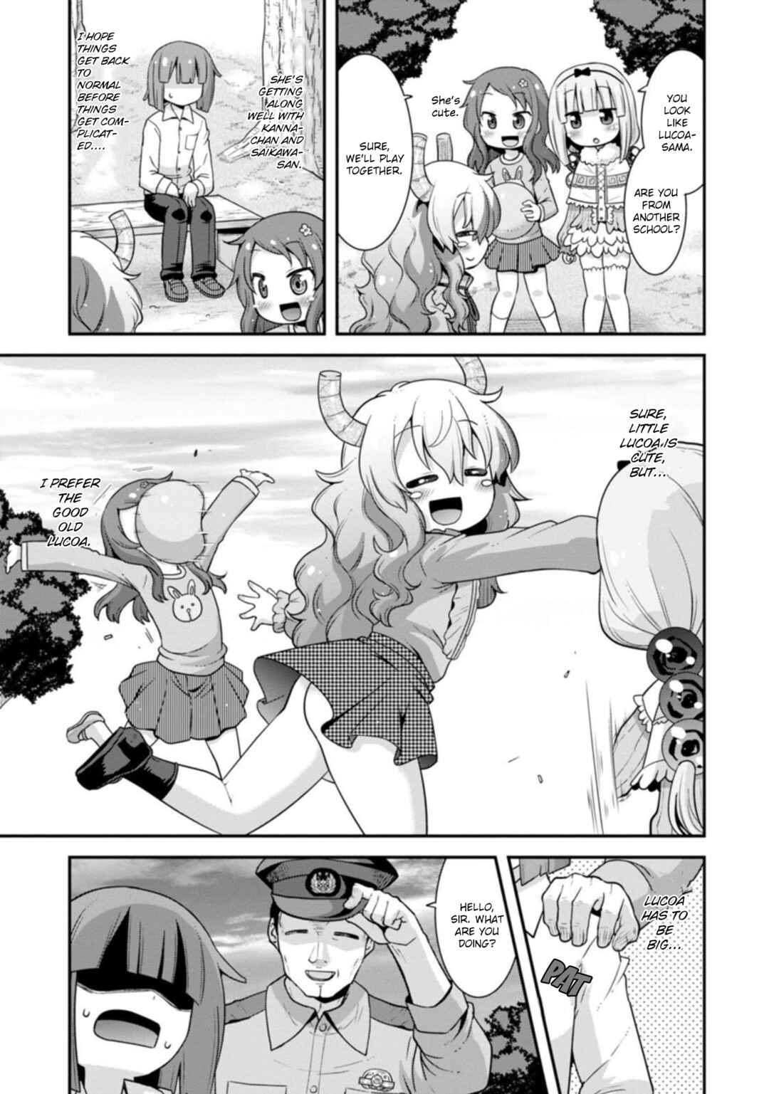 Page 13 Chapter 34 Kobayashi-san Chi no Maid Dragon: Lucoa wa Boku no ×× Desu