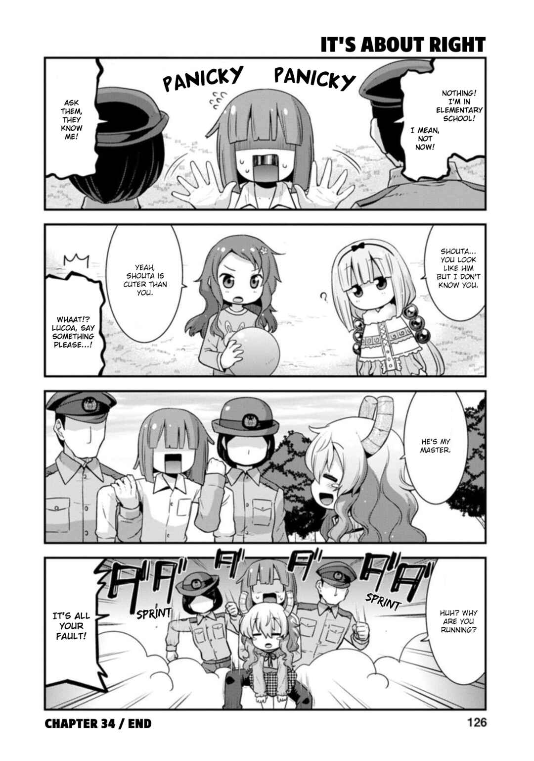 Page 14 Chapter 34 Kobayashi-san Chi no Maid Dragon: Lucoa wa Boku no ×× Desu
