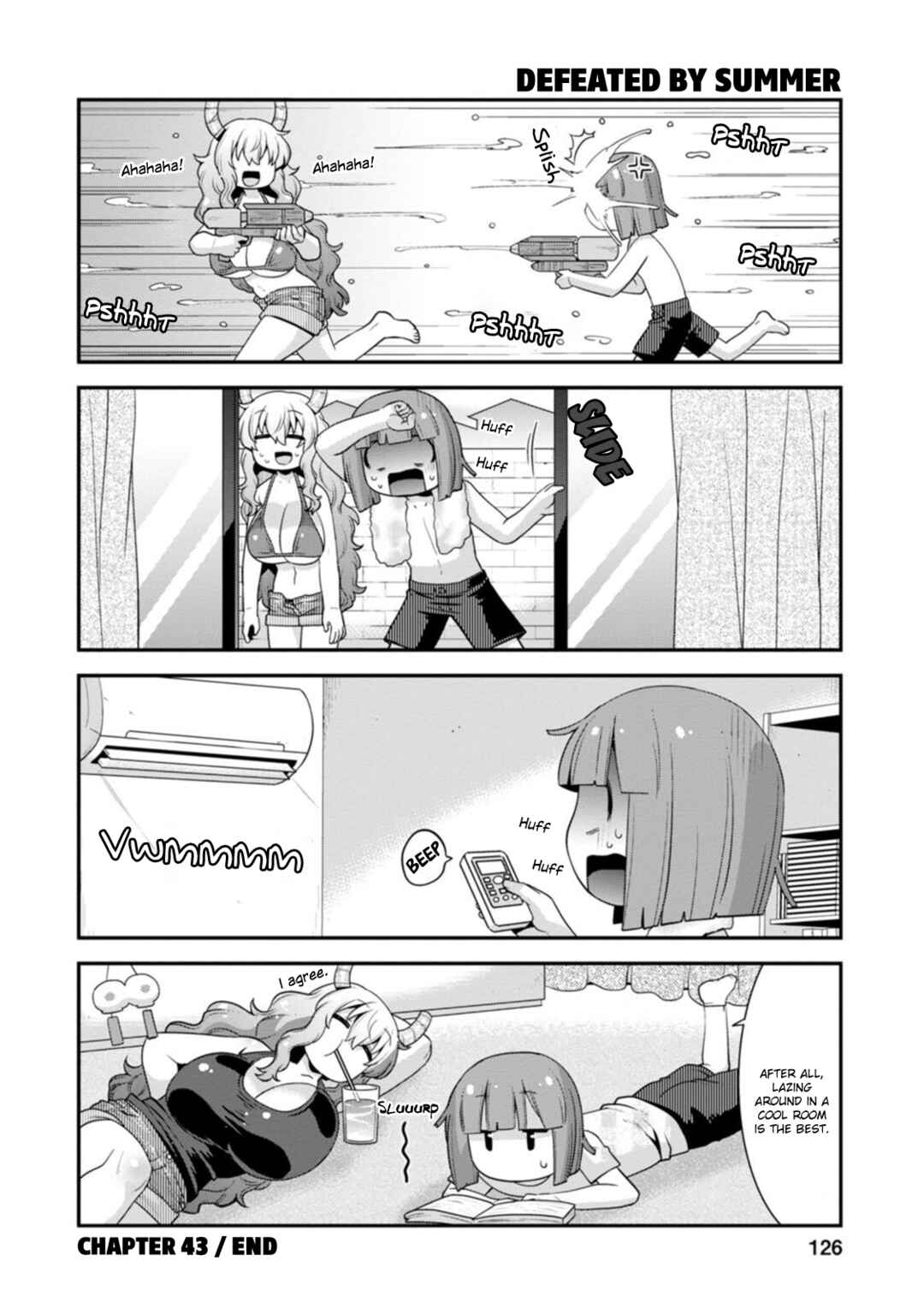 Page 14 Chapter 43 Kobayashi-san Chi no Maid Dragon: Lucoa wa Boku no ×× Desu