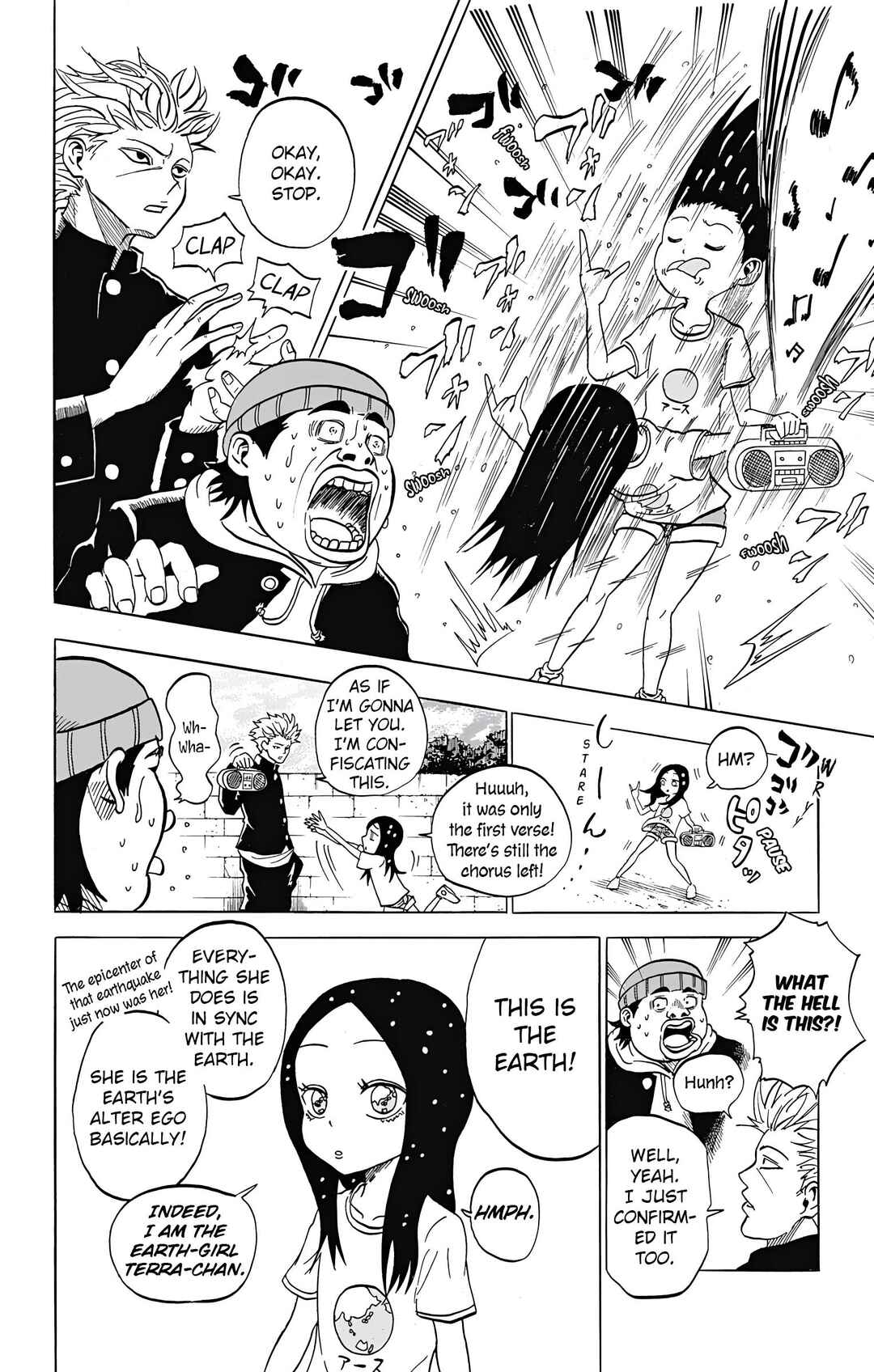 Page 12 Chapter 1 Chikyuu Ningen Terra-chan