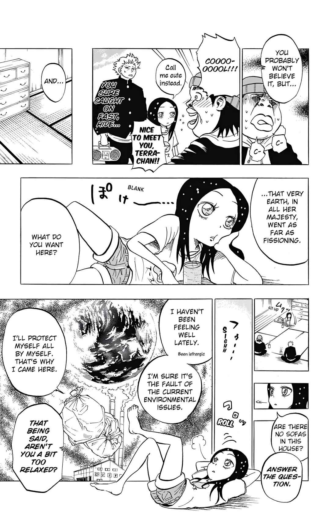 Page 13 Chapter 1 Chikyuu Ningen Terra-chan
