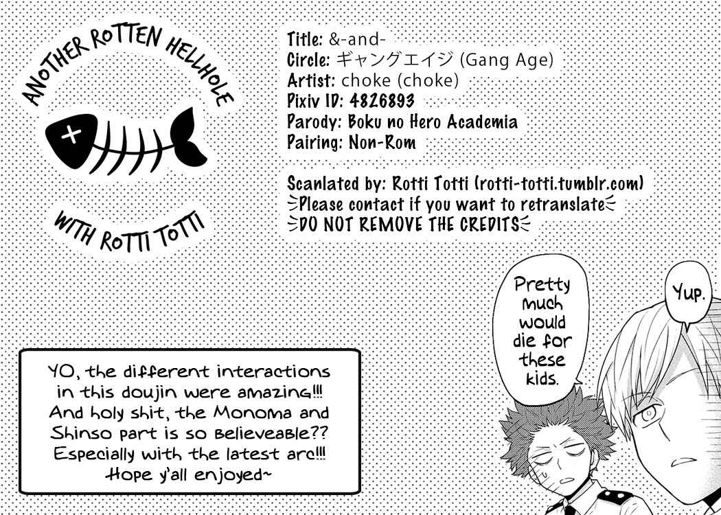 Page 27 Chapter Unknown_bb5a Boku no Hero Academia - &-and- (Doujinshi)