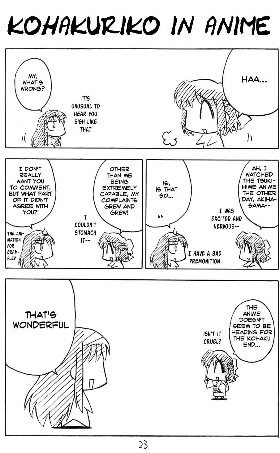 Page 1 Chapter 6 Tsukihime - Kohakuriko (Doujinshi)