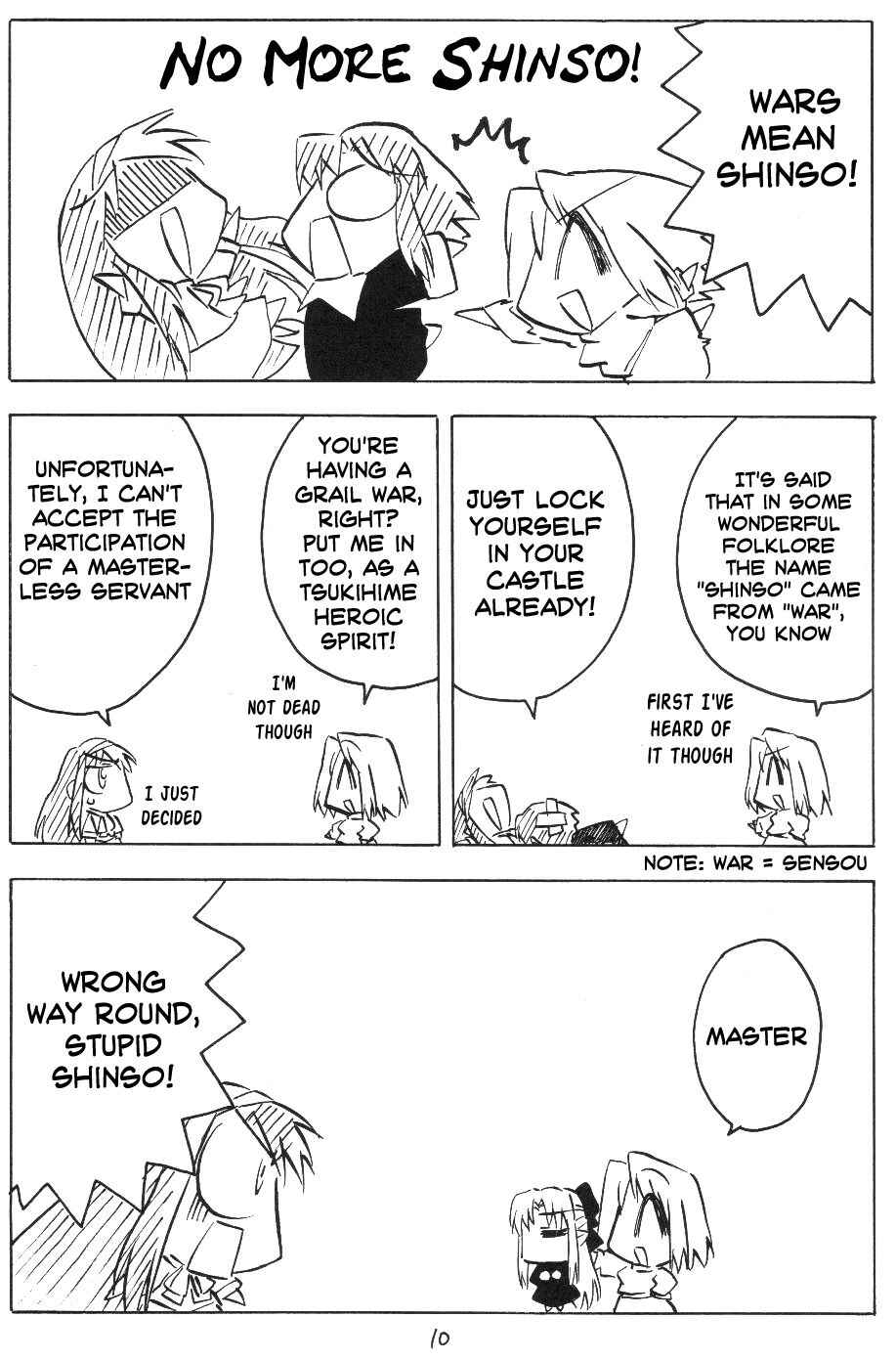 Page 10 Chapter 1 Tsukihime - Kohakuriko (Doujinshi)