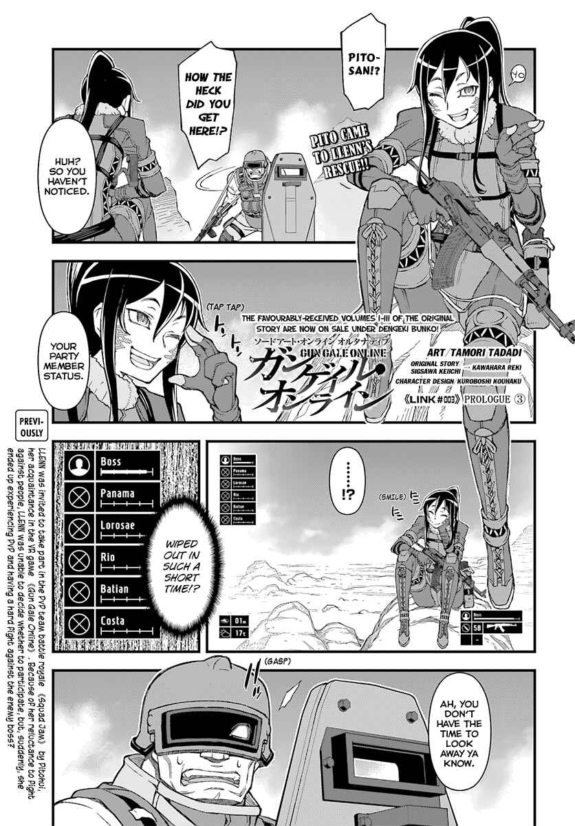 Page 1 Chapter 3 Sword Art Online: Alternative—Gun Gale Online