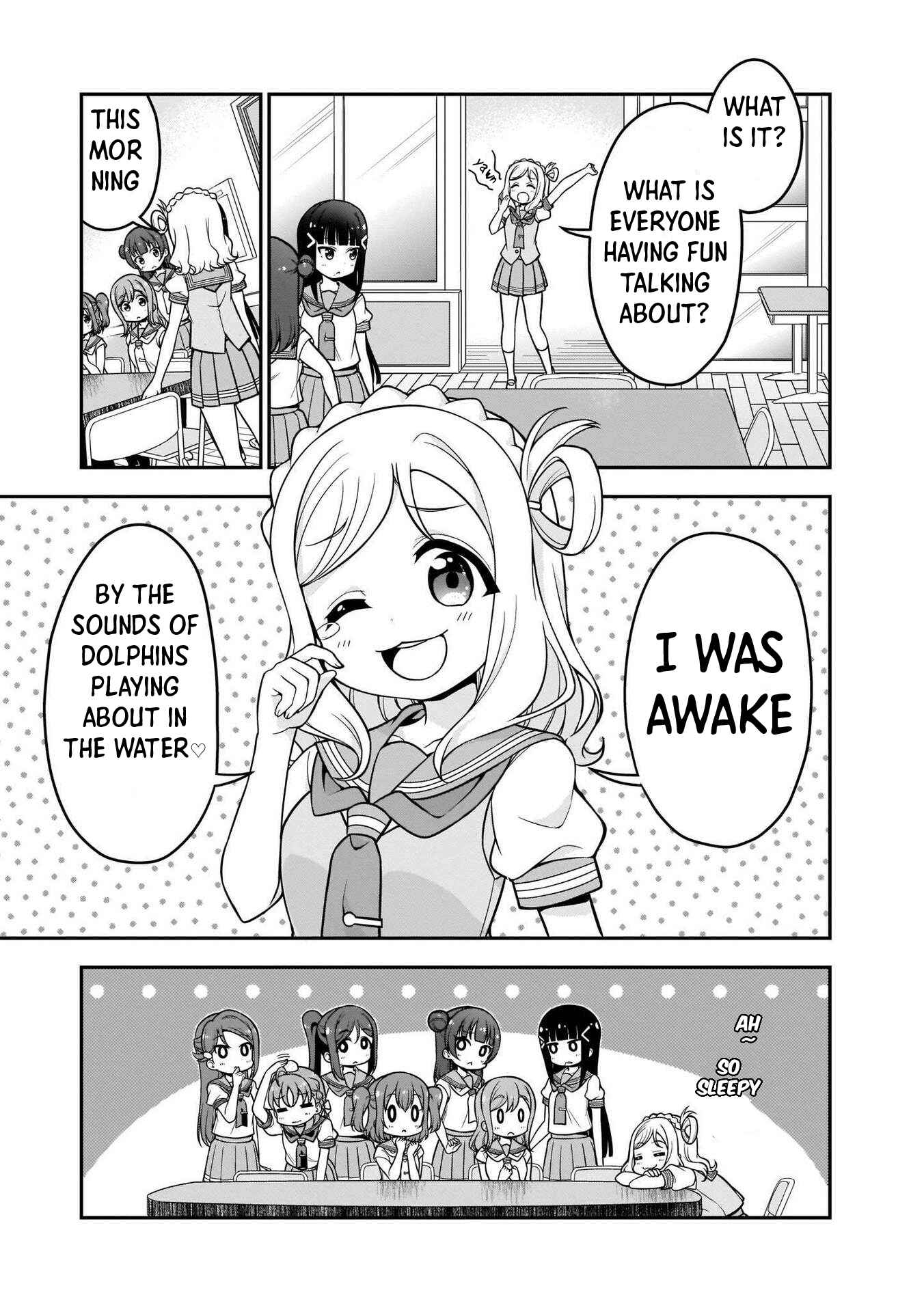 Page 9 Chapter 9 Love Live! Sunshine!! Marus 4-Koma