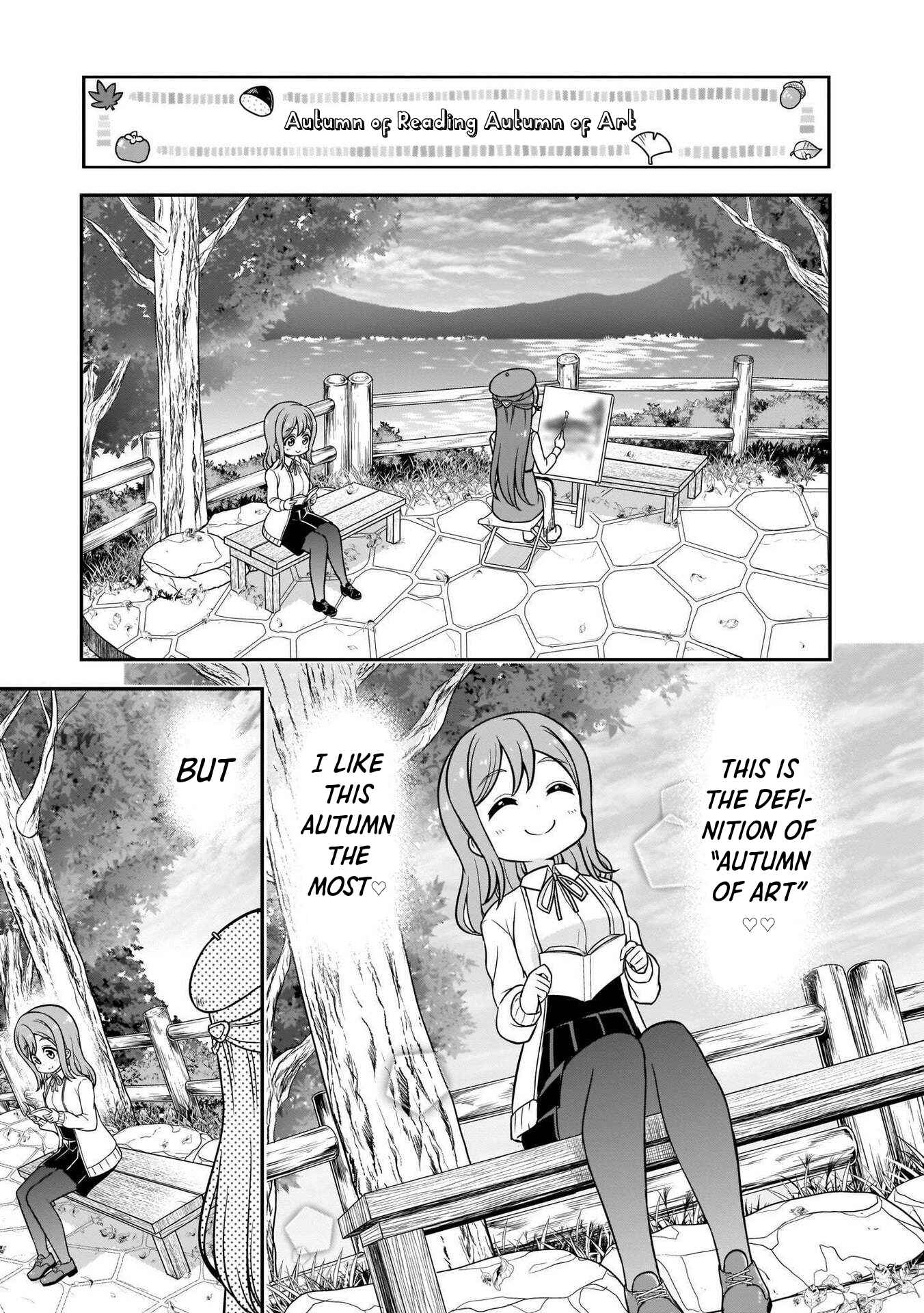 Page 9 Chapter 10 Love Live! Sunshine!! Marus 4-Koma