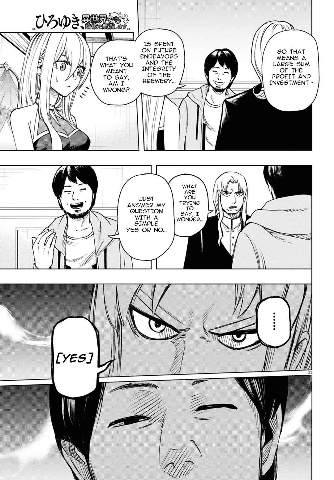 Page 24 Chapter 8 Hiroyuki, Isekai demo Ronpa de Mushou Shimasu