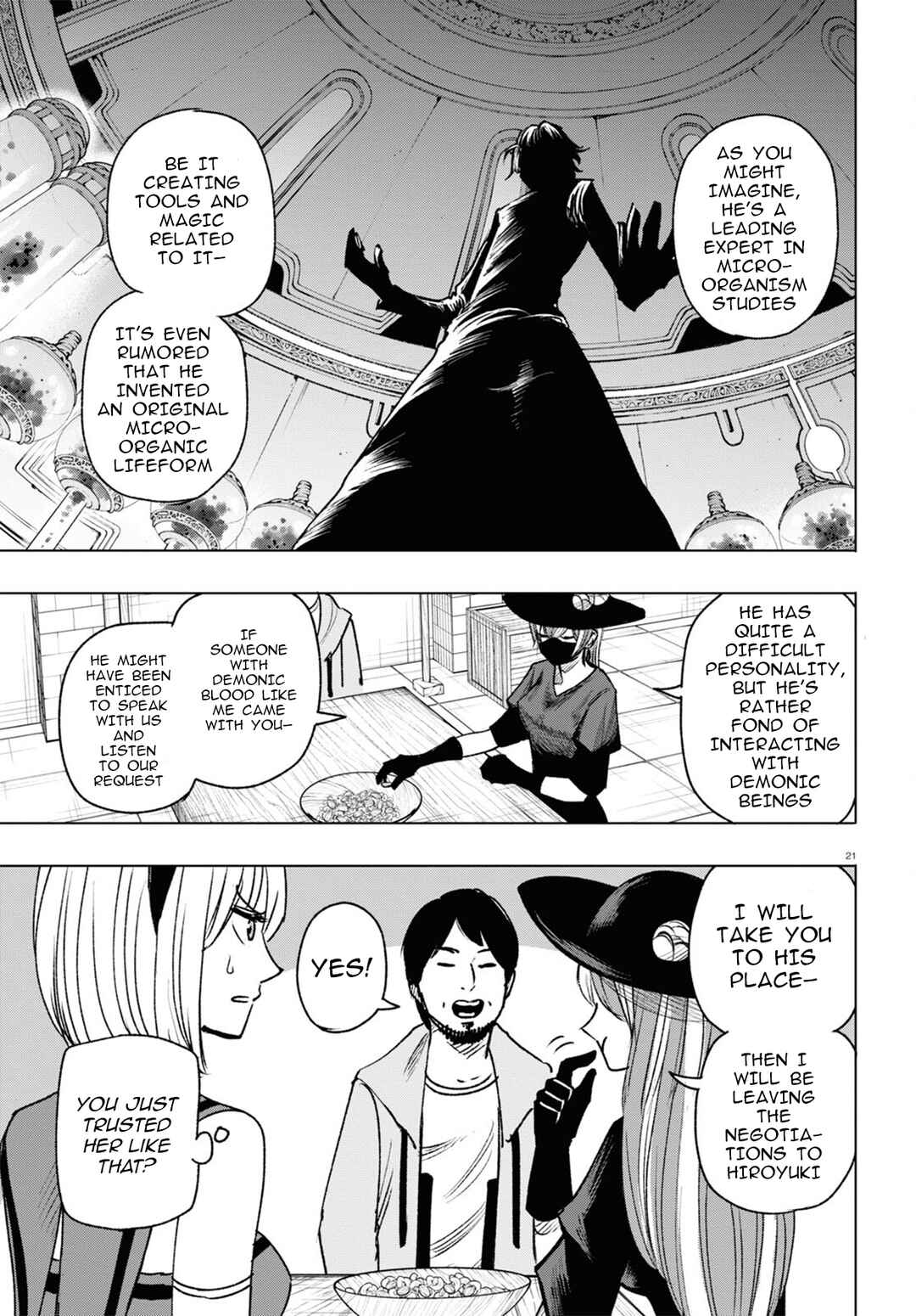 Page 21 Chapter 6 Hiroyuki, Isekai demo Ronpa de Mushou Shimasu