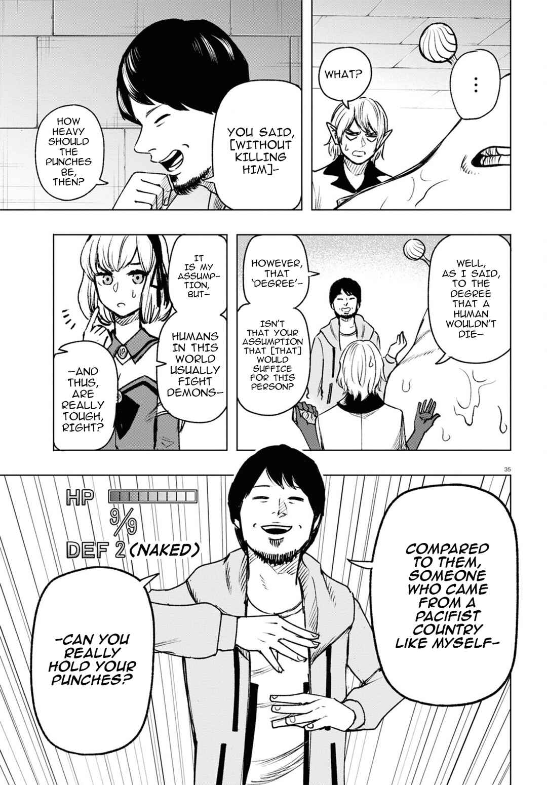 Page 36 Chapter 7 Hiroyuki, Isekai demo Ronpa de Mushou Shimasu