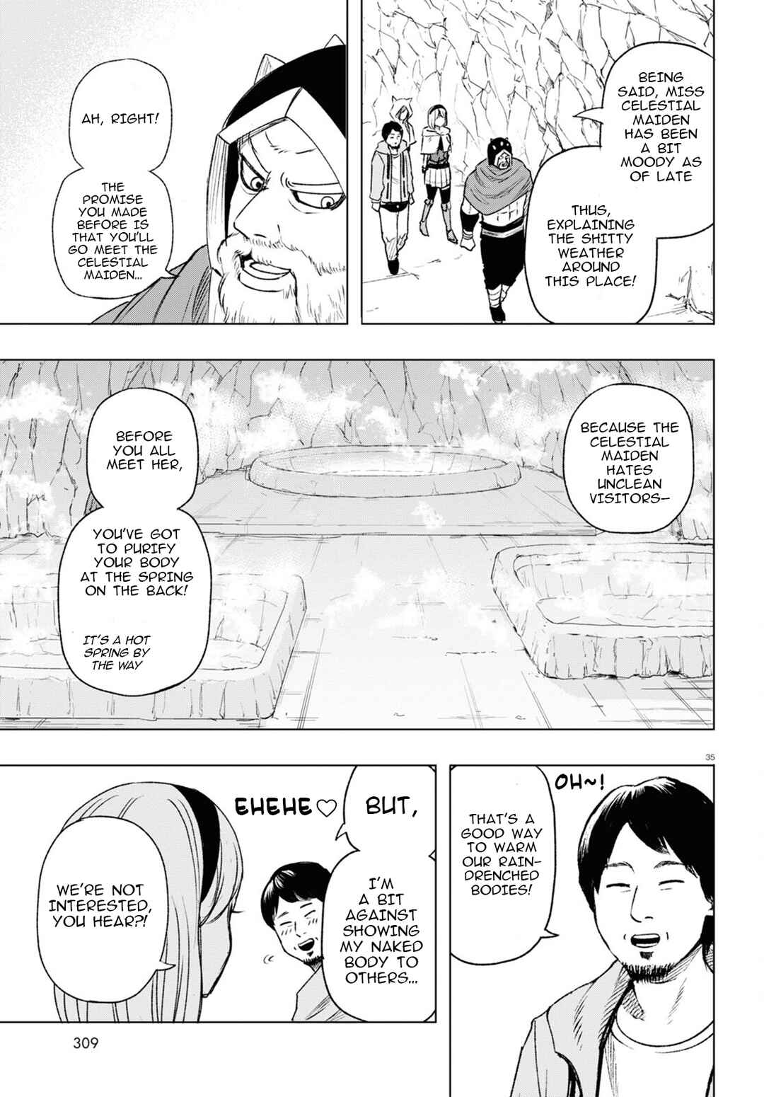 Page 35 Chapter 10 Hiroyuki, Isekai demo Ronpa de Mushou Shimasu