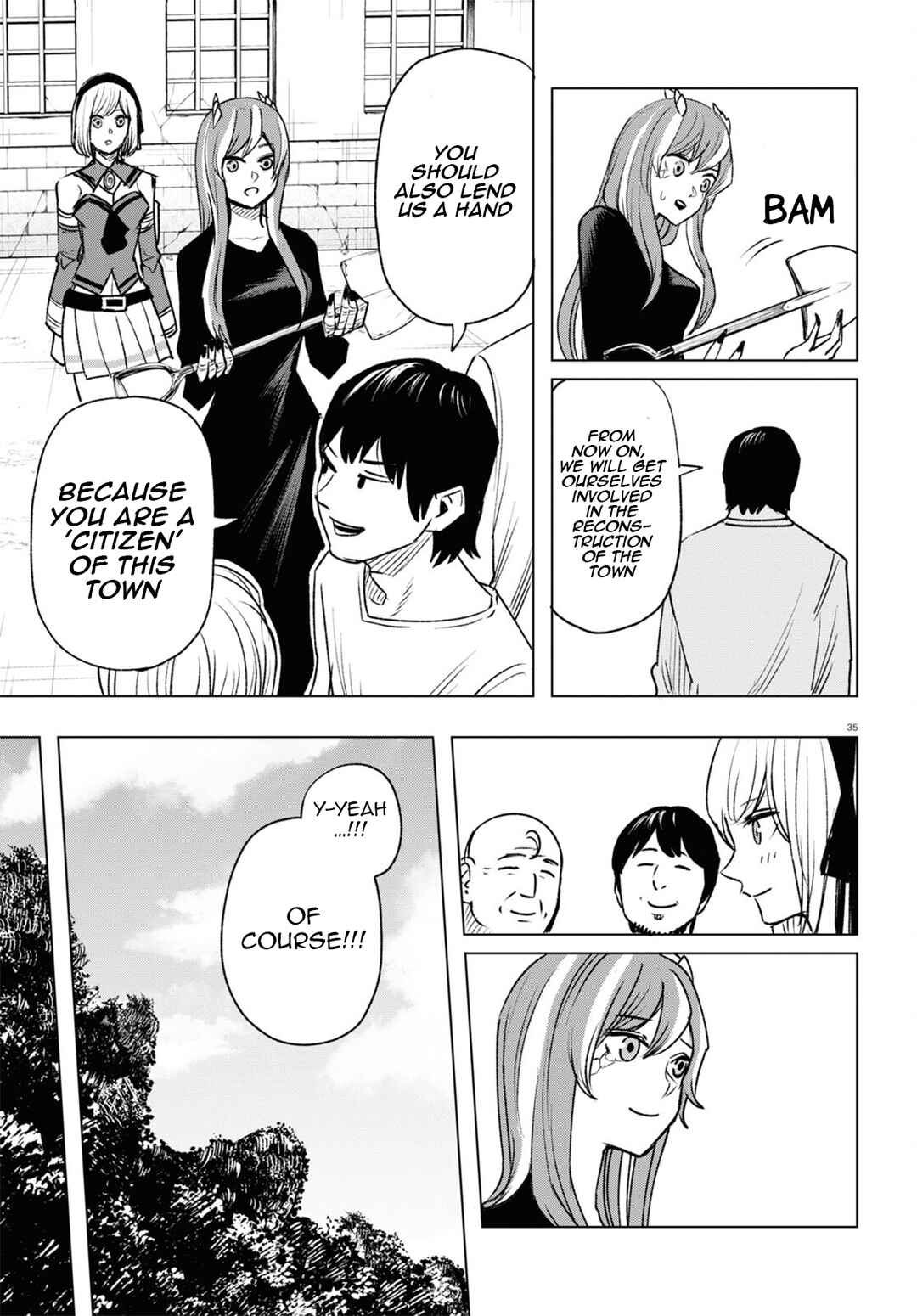 Page 36 Chapter 13 Hiroyuki, Isekai demo Ronpa de Mushou Shimasu