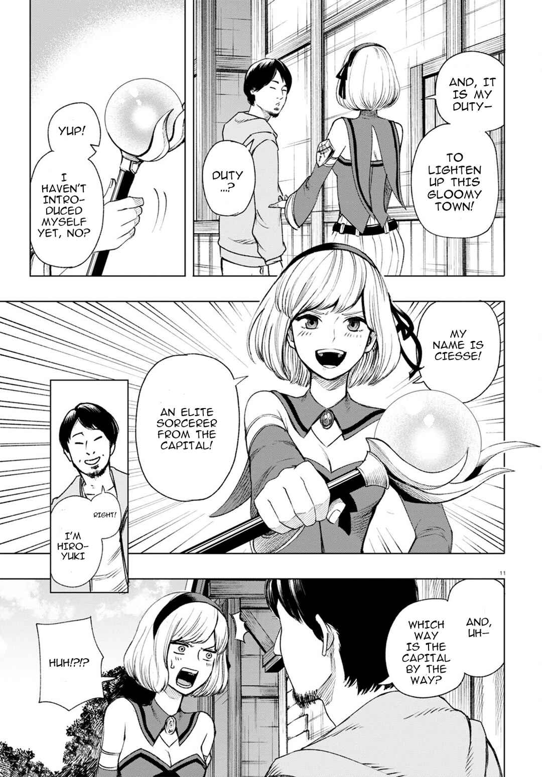 Page 12 Chapter 2 Hiroyuki, Isekai demo Ronpa de Mushou Shimasu