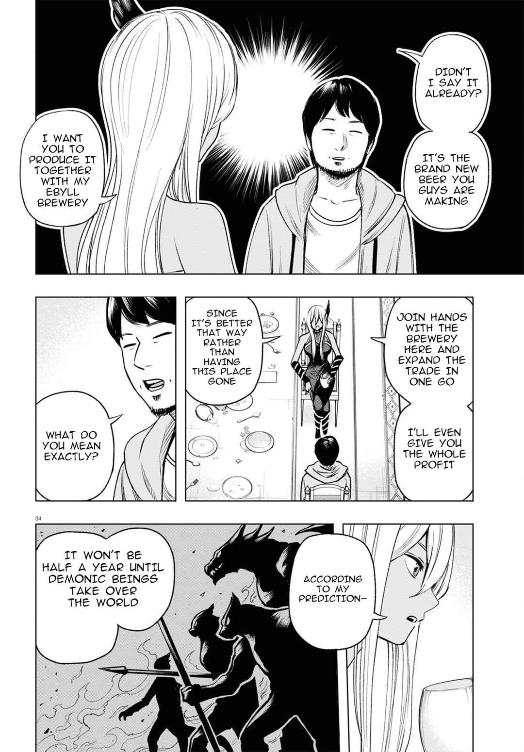 Page 34 Chapter 9 Hiroyuki, Isekai demo Ronpa de Mushou Shimasu