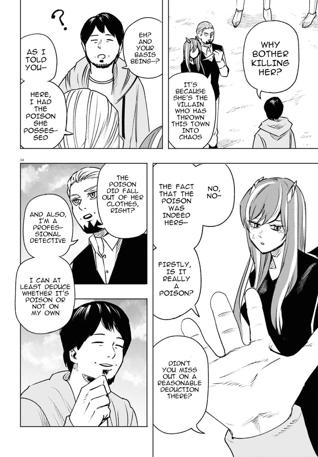 Page 35 Chapter 12 Hiroyuki, Isekai demo Ronpa de Mushou Shimasu