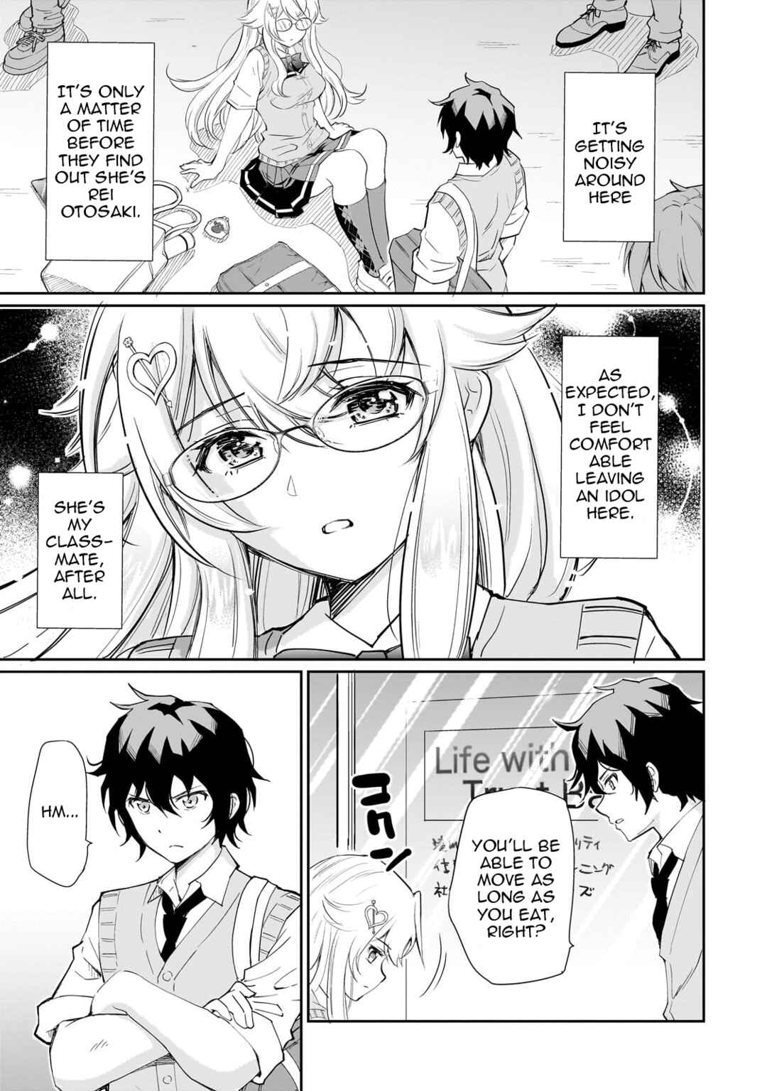 Page 3 Chapter 2 Isshou Hatarakitakunai Ore ga, Classmate no Daininki Idol ni Natsukaretara