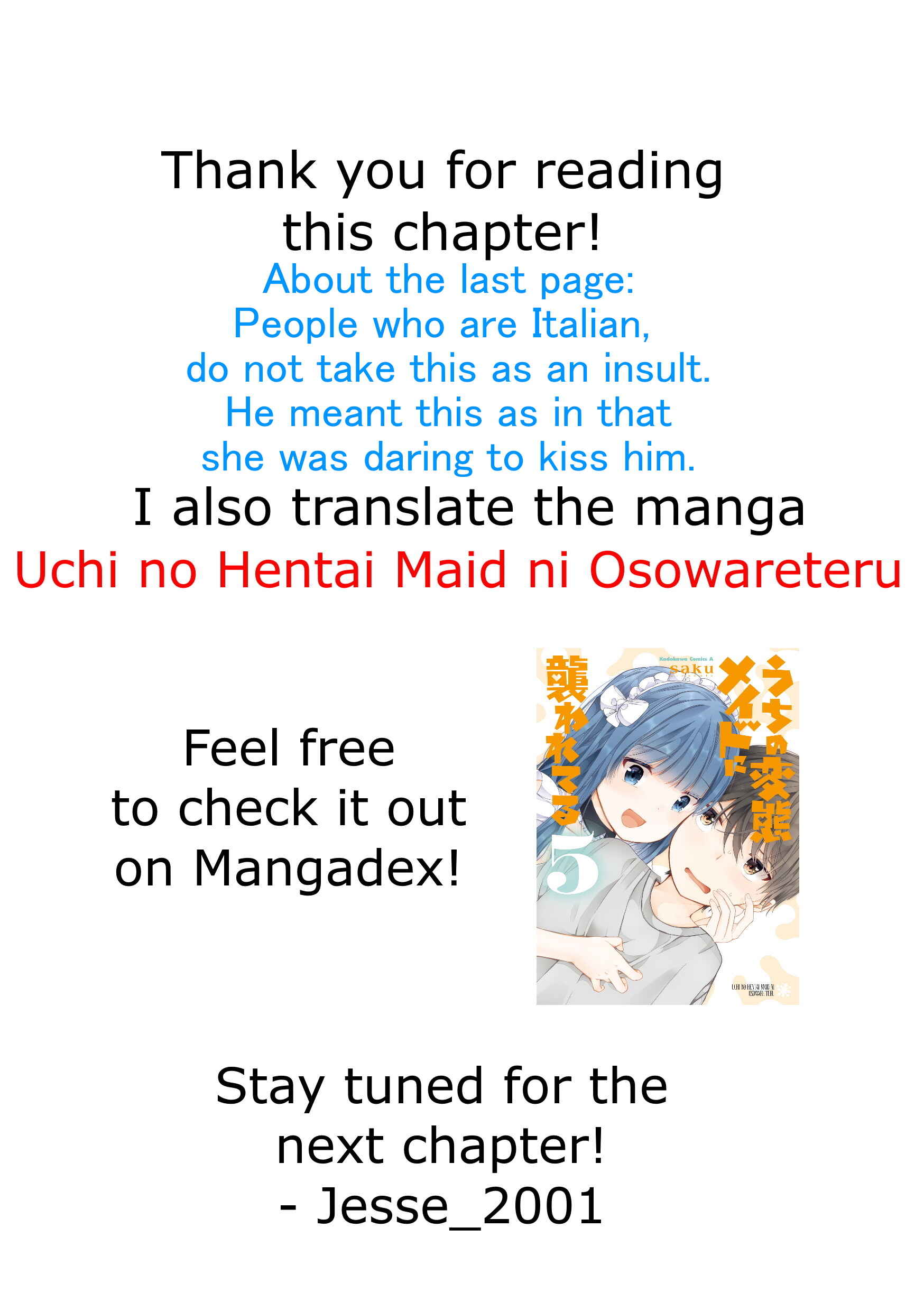 Page 10 Chapter 61 La Ragazza: Living with Francesca (Pre-Serialization)