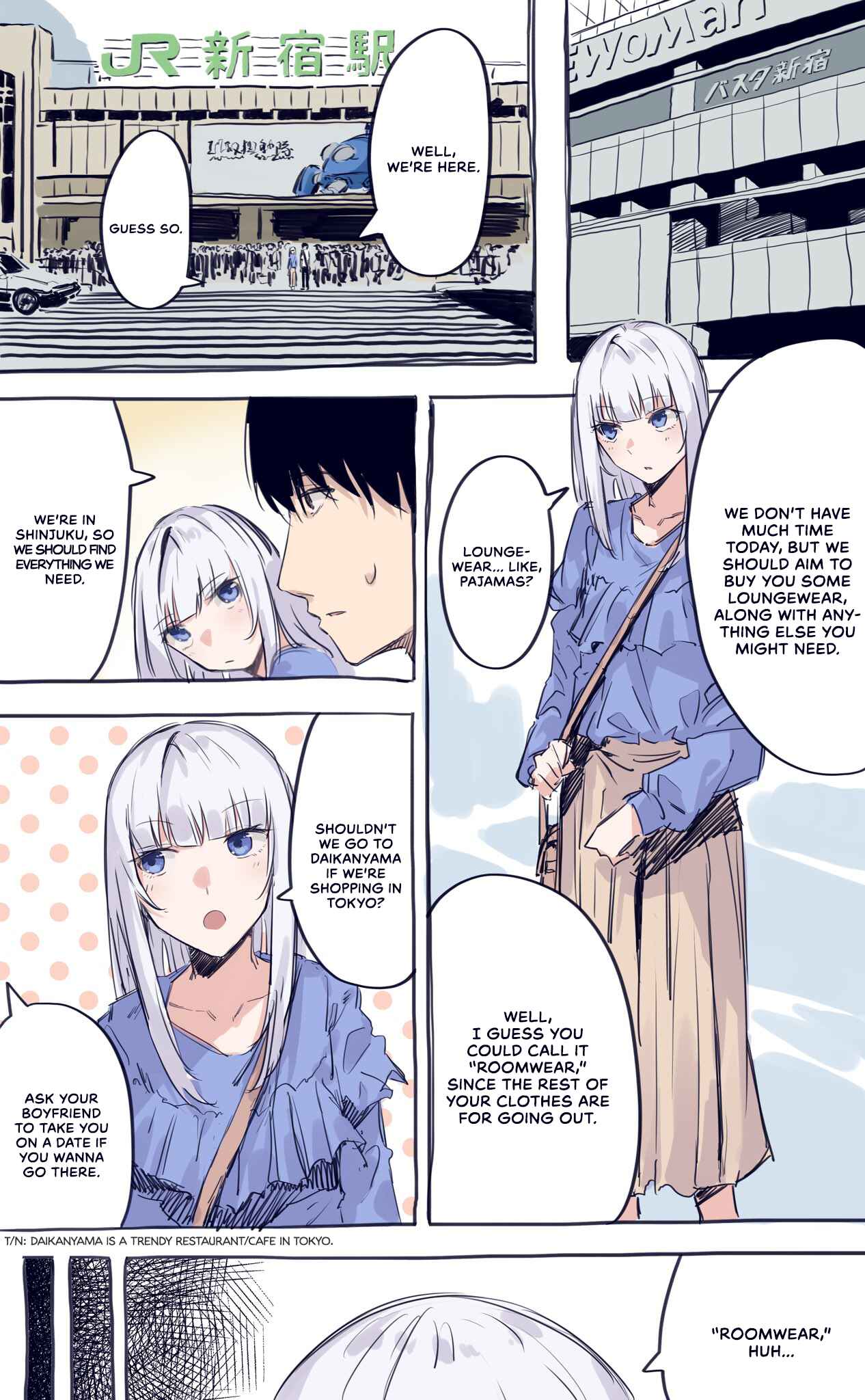 Page 1 Chapter 2 La Ragazza: Living with Francesca (Pre-Serialization)