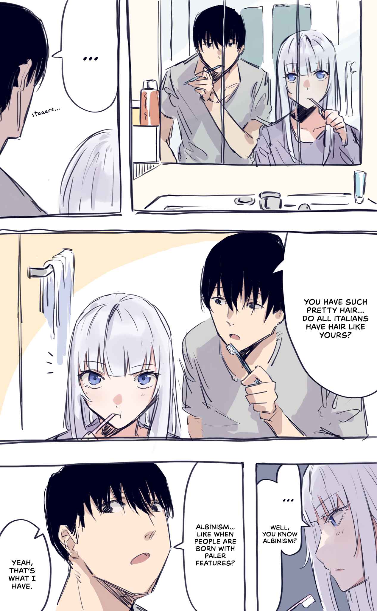 Page 1 Chapter 3 La Ragazza: Living with Francesca (Pre-Serialization)